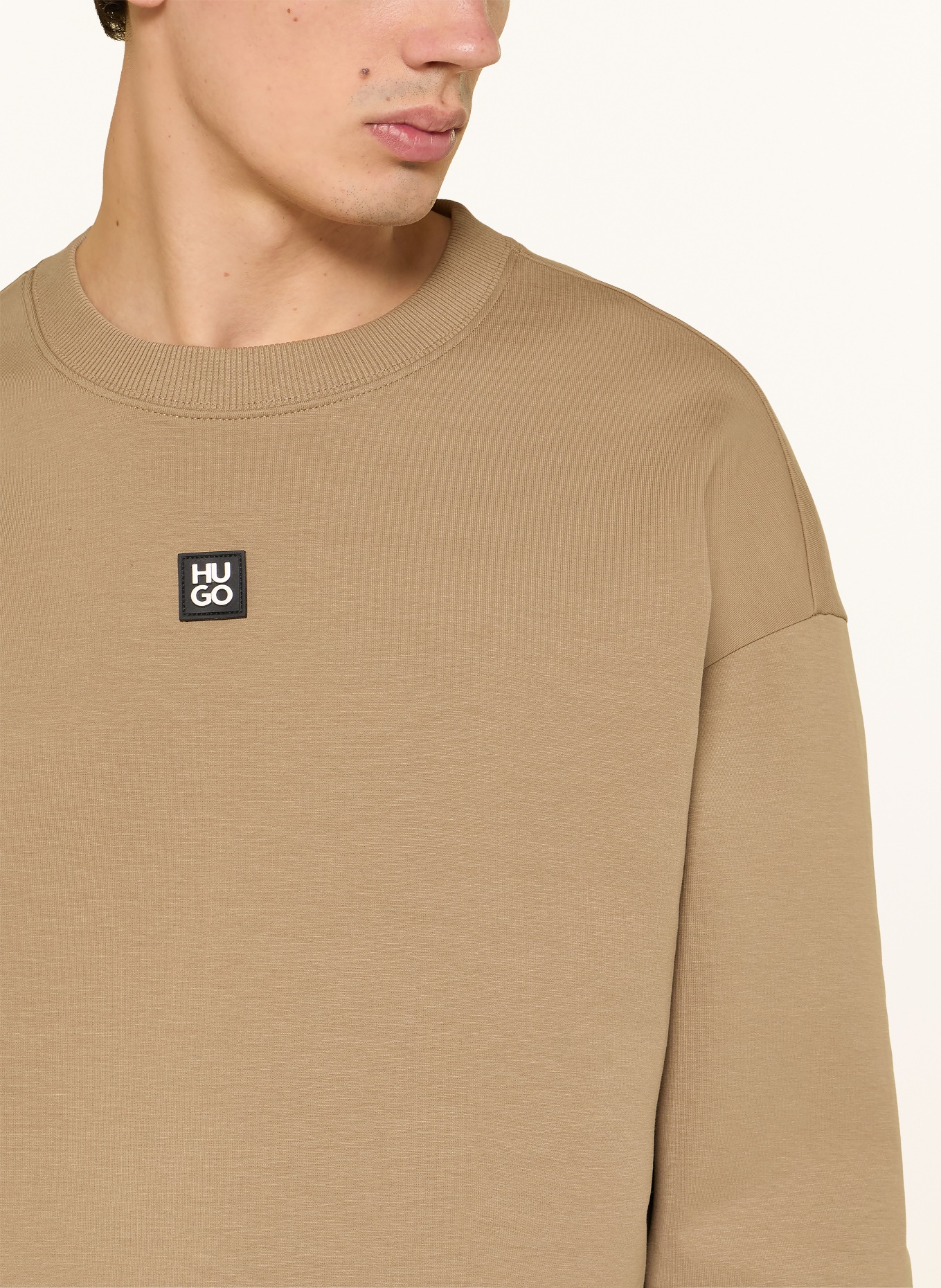 HUGO Sweatshirt DETTIL: CAMEL