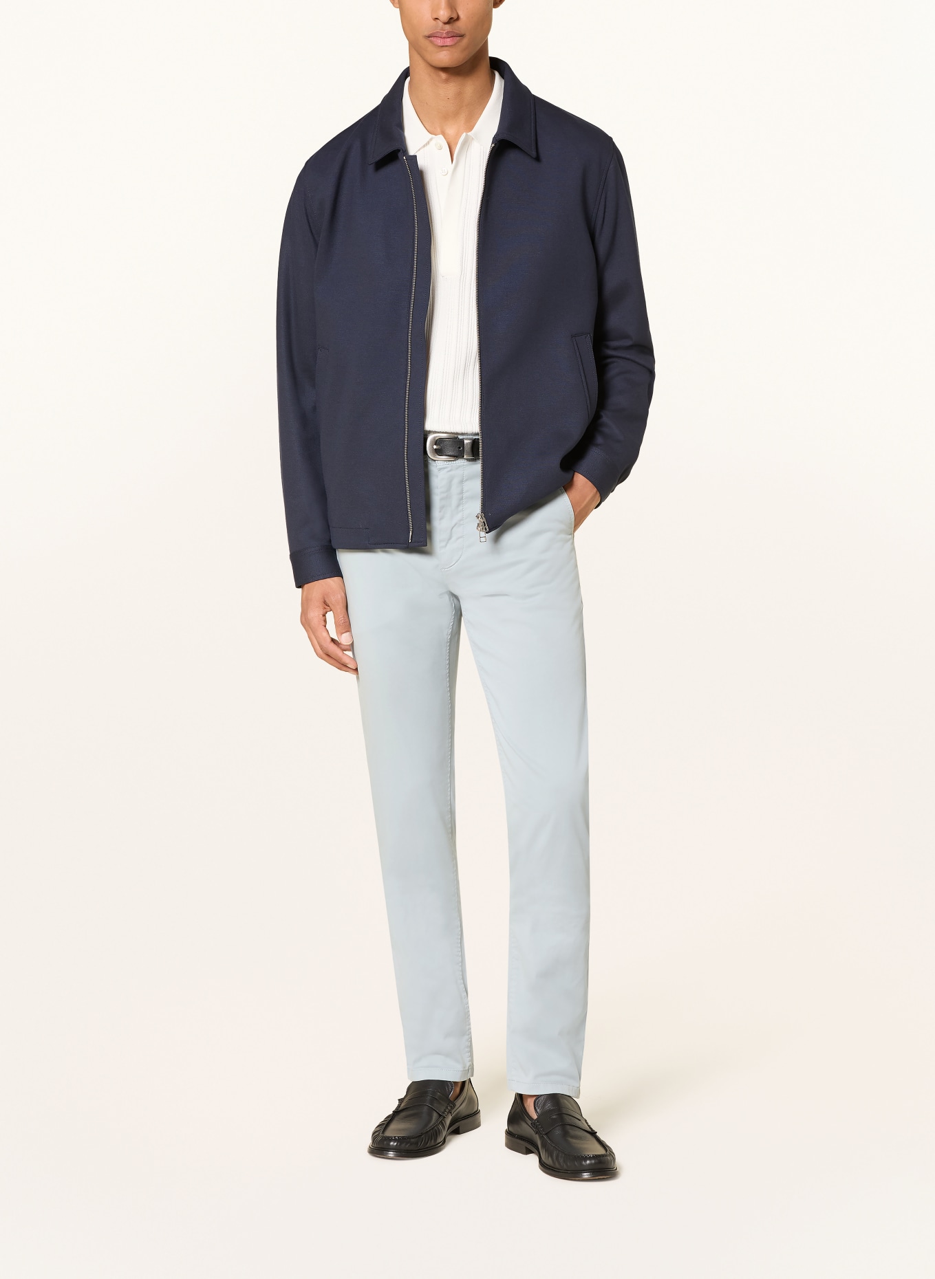 BOSS Chino CHINO Slim Fit: BLAUGRAU