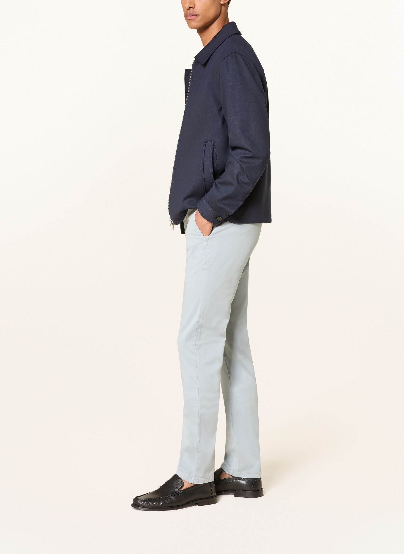BOSS Chino CHINO Slim Fit: BLAUGRAU