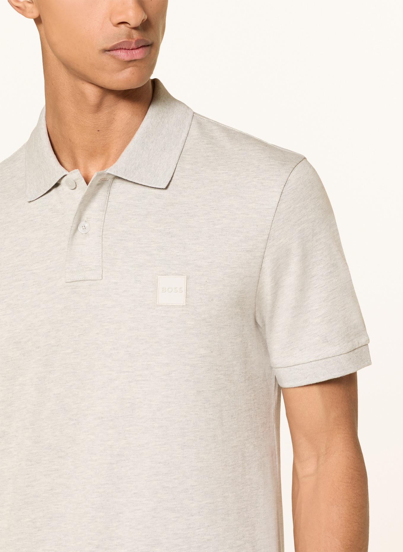 BOSS Jersey-polotröja PASSENGER: GRÅ