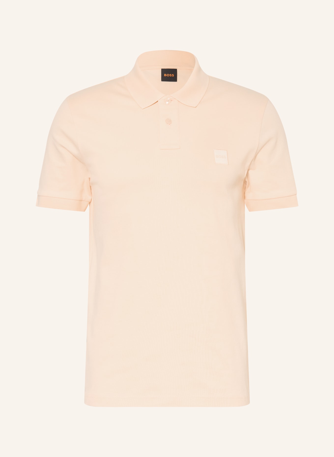 BOSS Jersey-poloskjorte PASSENGER: LYSEORANGE