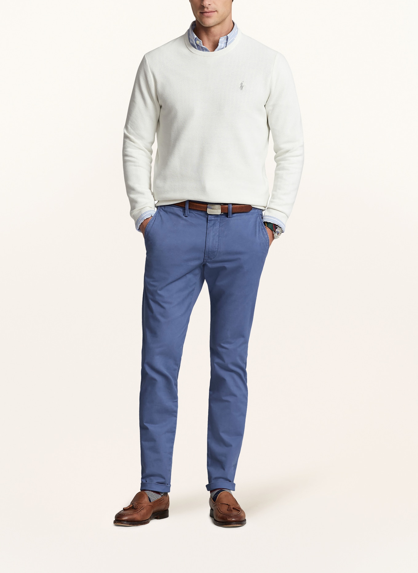 POLO RALPH LAUREN Chino Slim Stretch Fit: BLAU