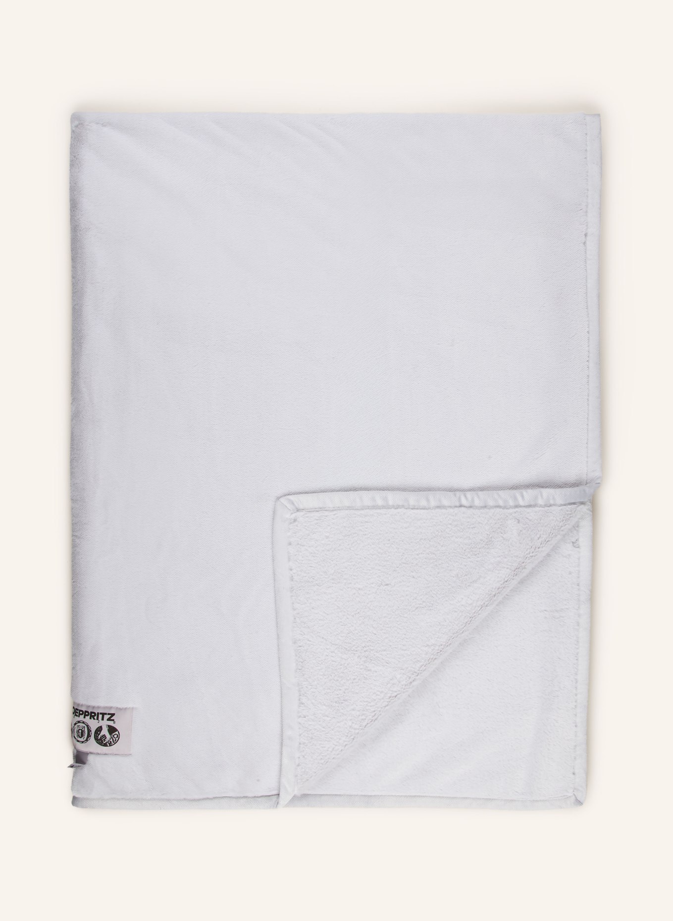 zoeppritz Kunstfell-Plaid THE BLANKET: ROT / CREME