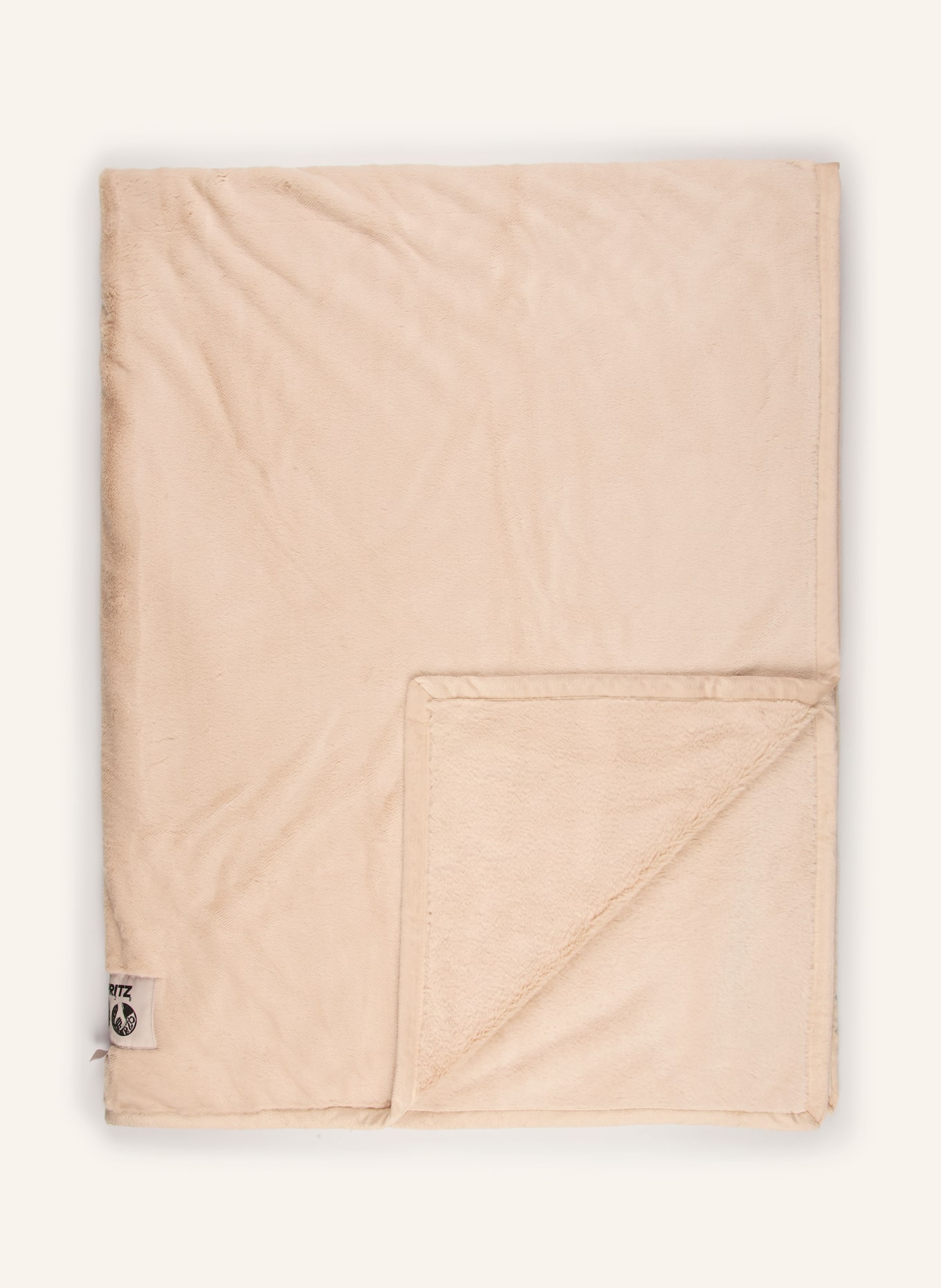 zoeppritz Kunstfell-Plaid THE BLANKET: ROT / CREME