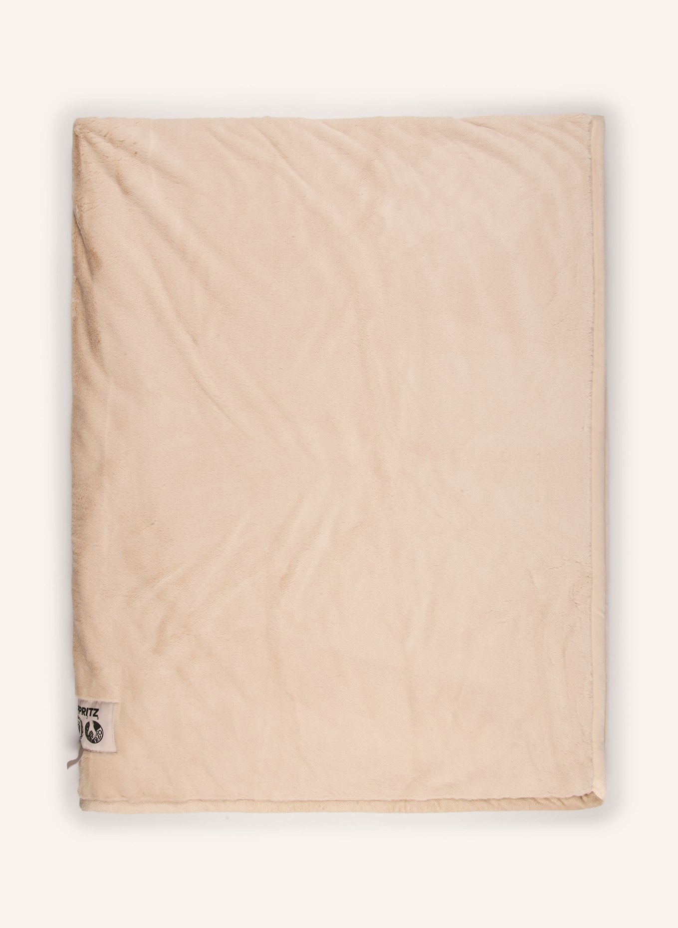 zoeppritz Kunstfell-Plaid THE BLANKET: ROT / CREME