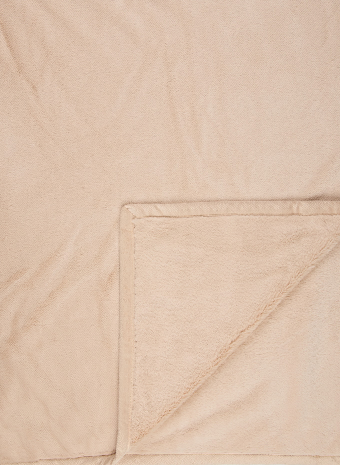 zoeppritz Kunstfell-Plaid THE BLANKET: ROT / CREME