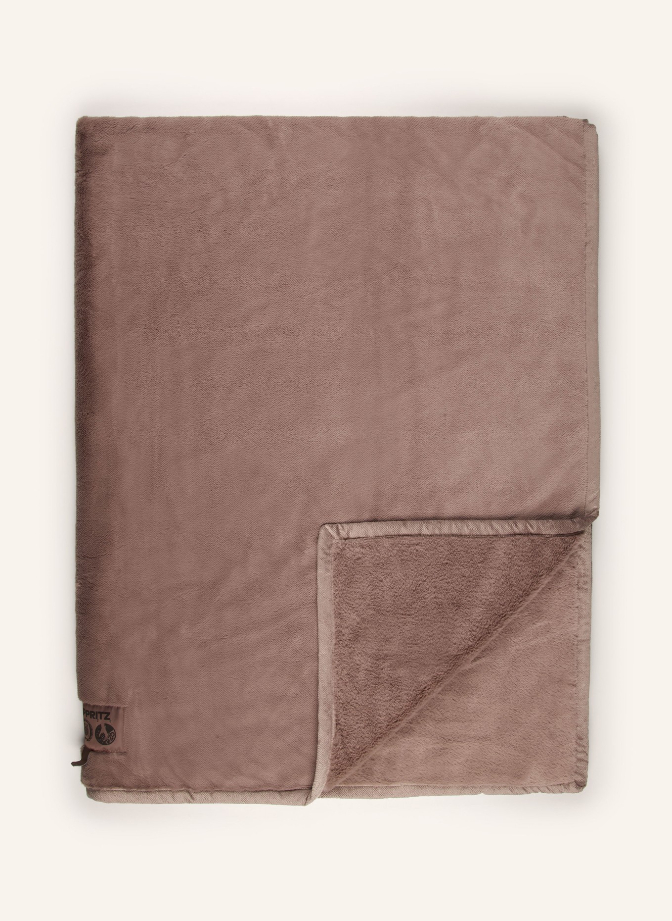 zoeppritz Kunstfell-Plaid THE BLANKET: ROT / CREME