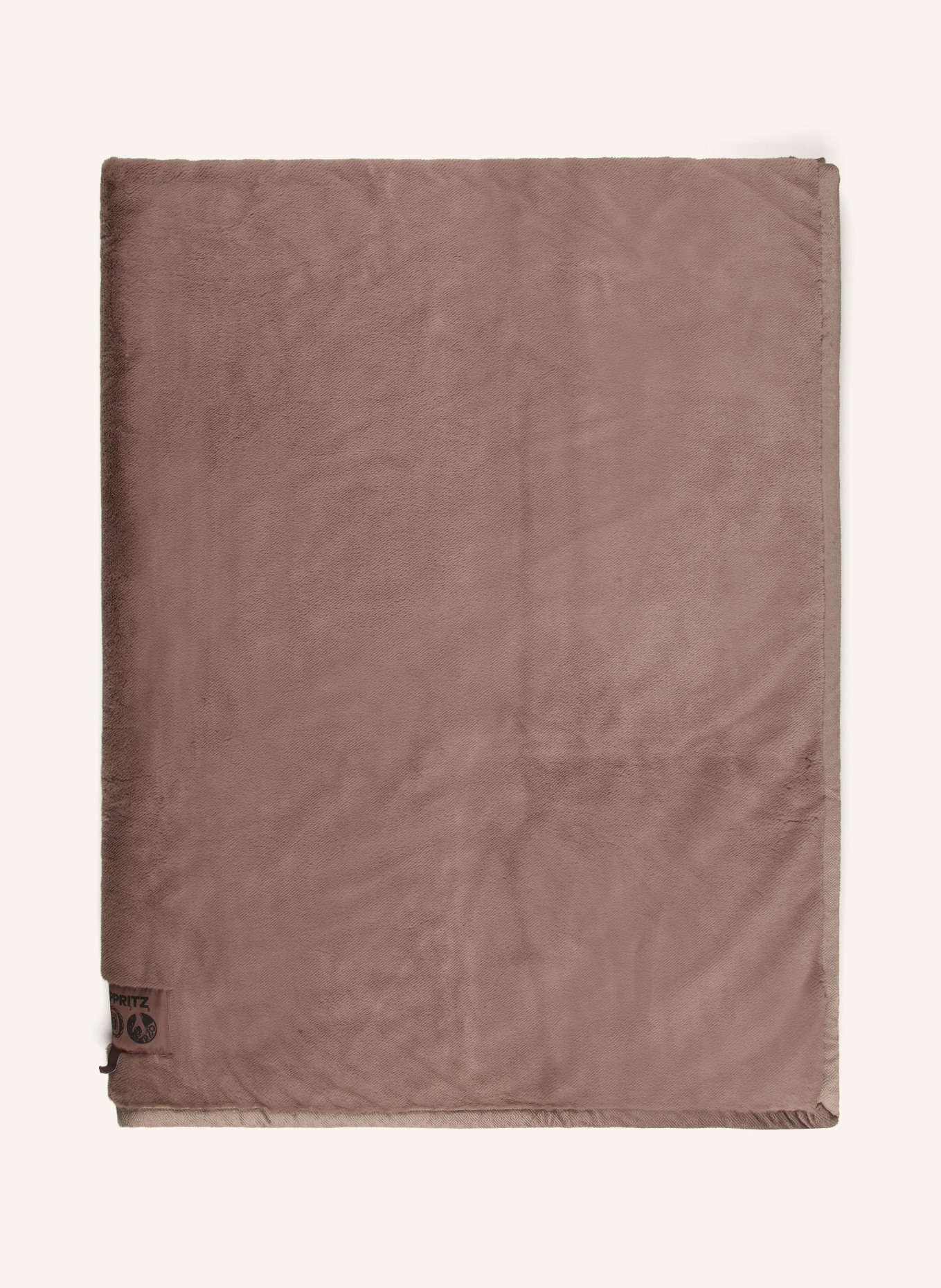 zoeppritz Kunstfell-Plaid THE BLANKET: ROT / CREME