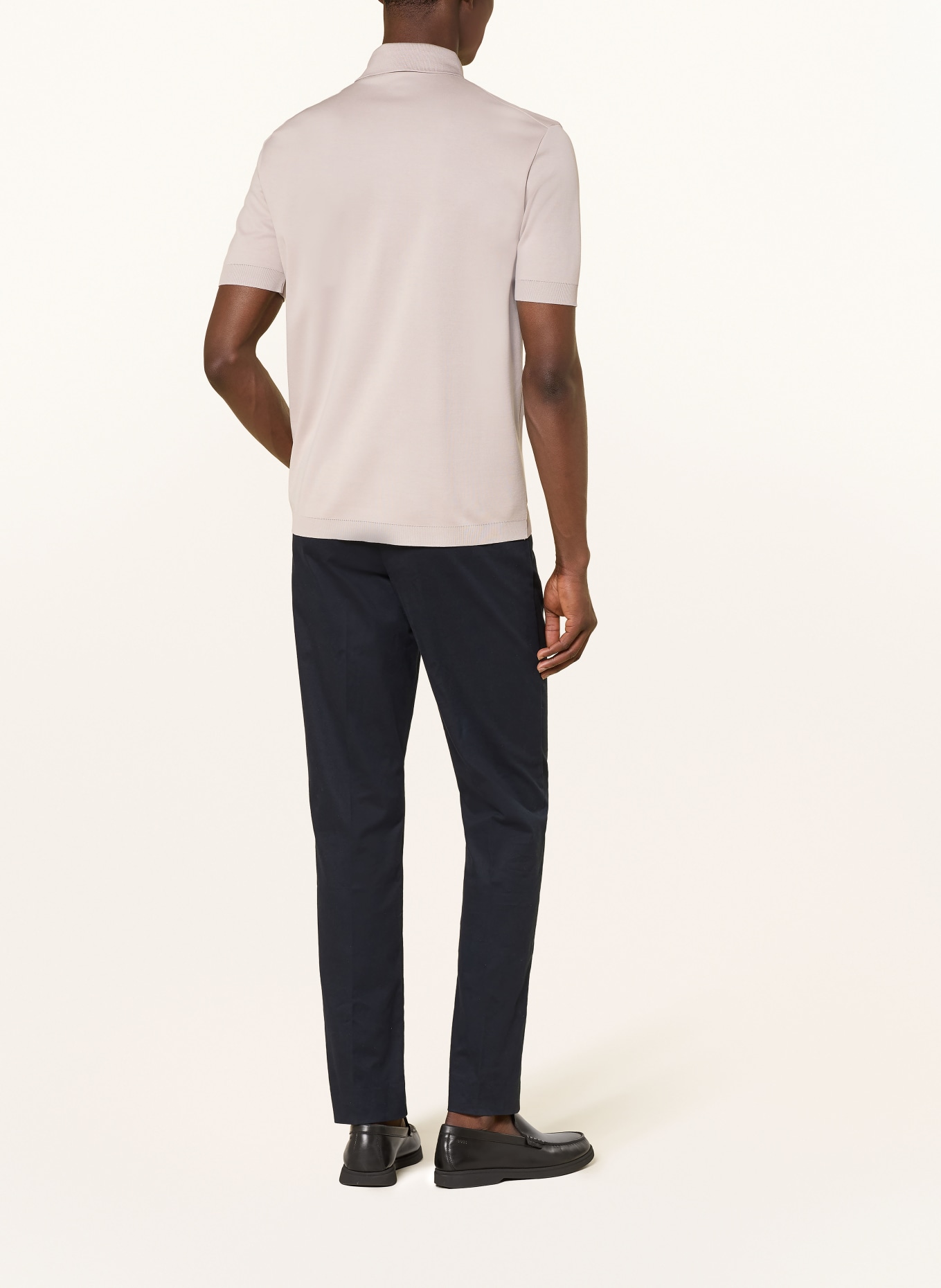 HERNO Jersey polo shirt: TAUPE