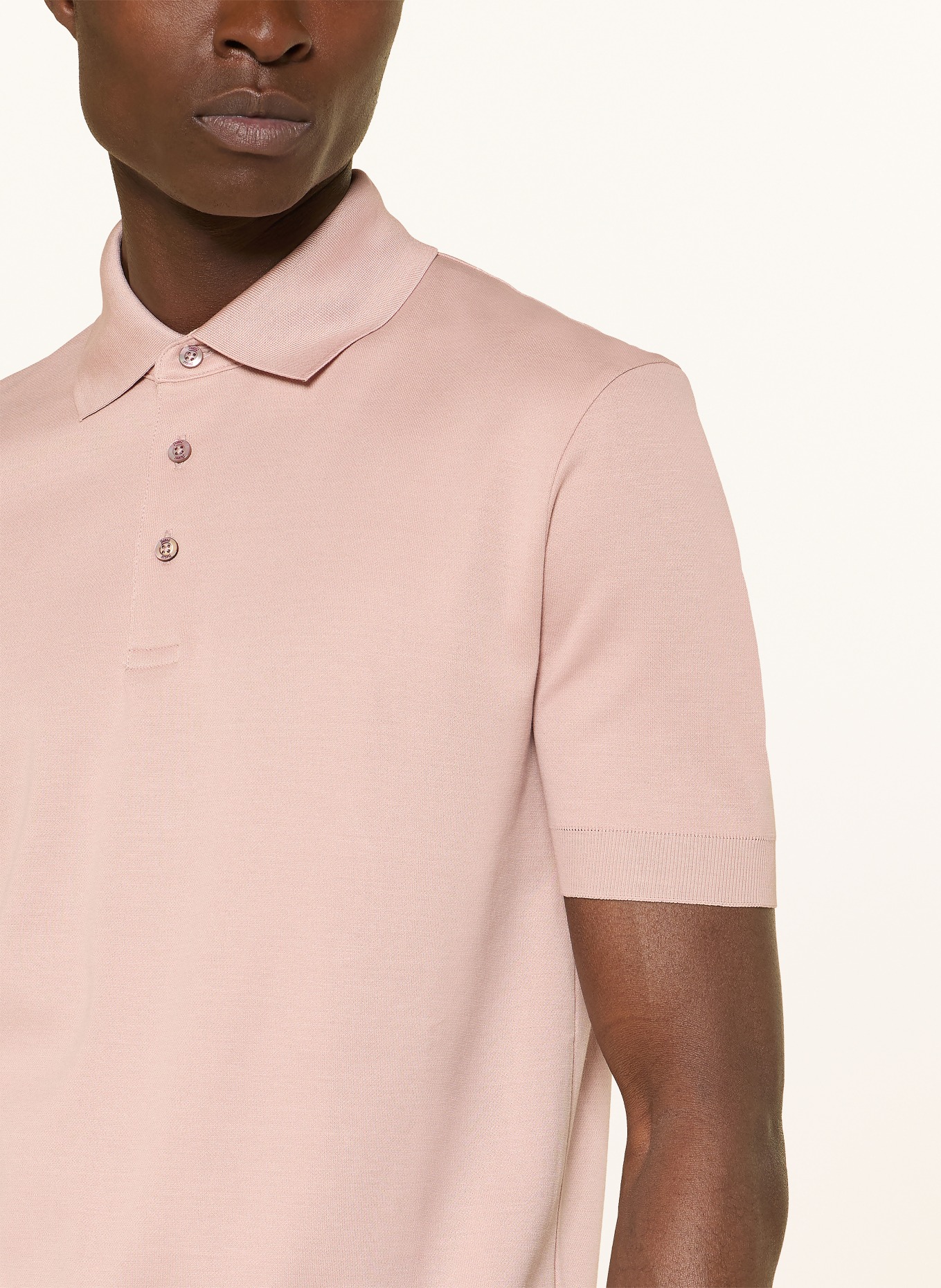 HERNO Jersey polo shirt: ROSE