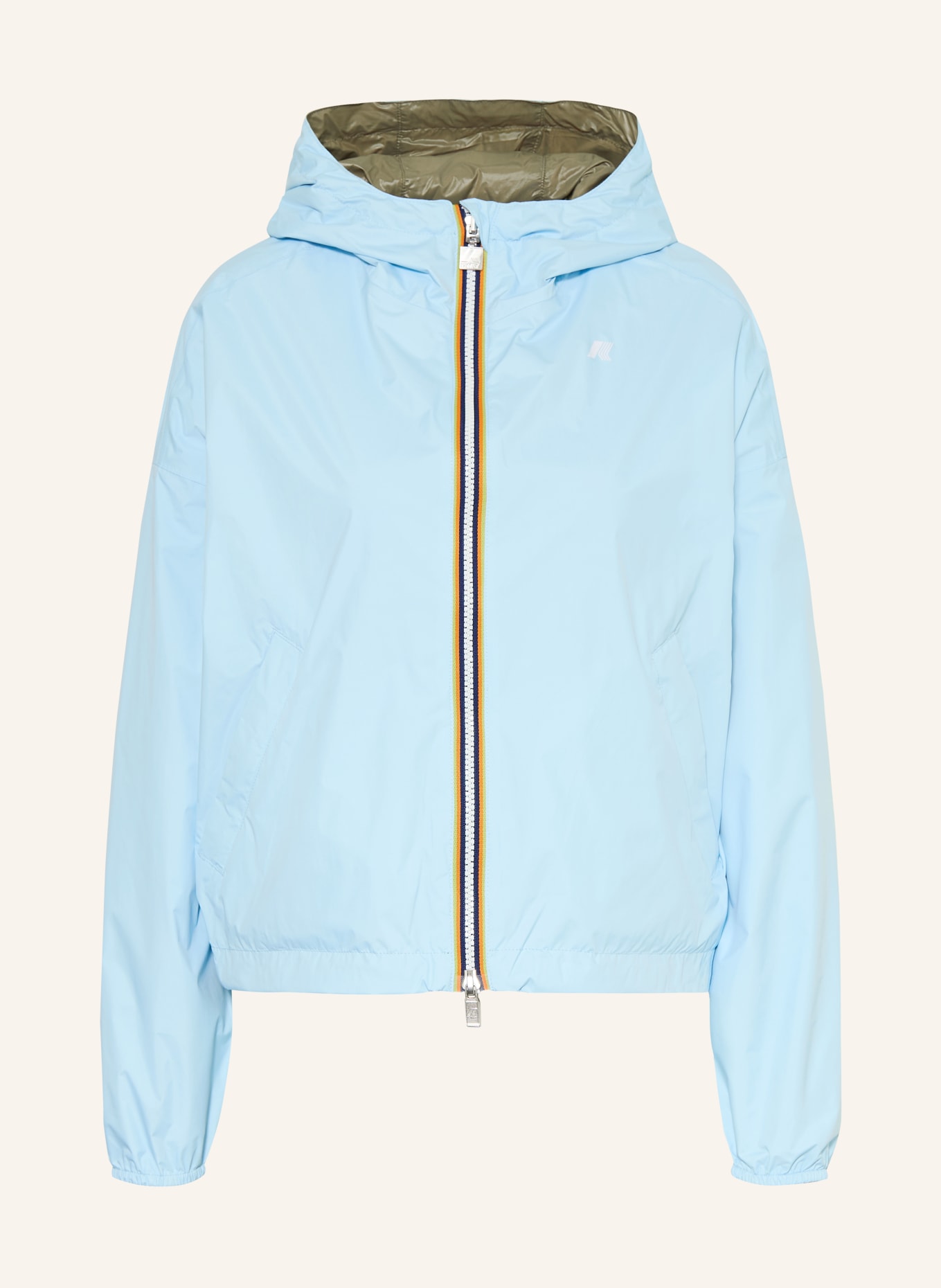 K-WAY Jacke LAURETTE zum Wenden: GRÜN / OLIV