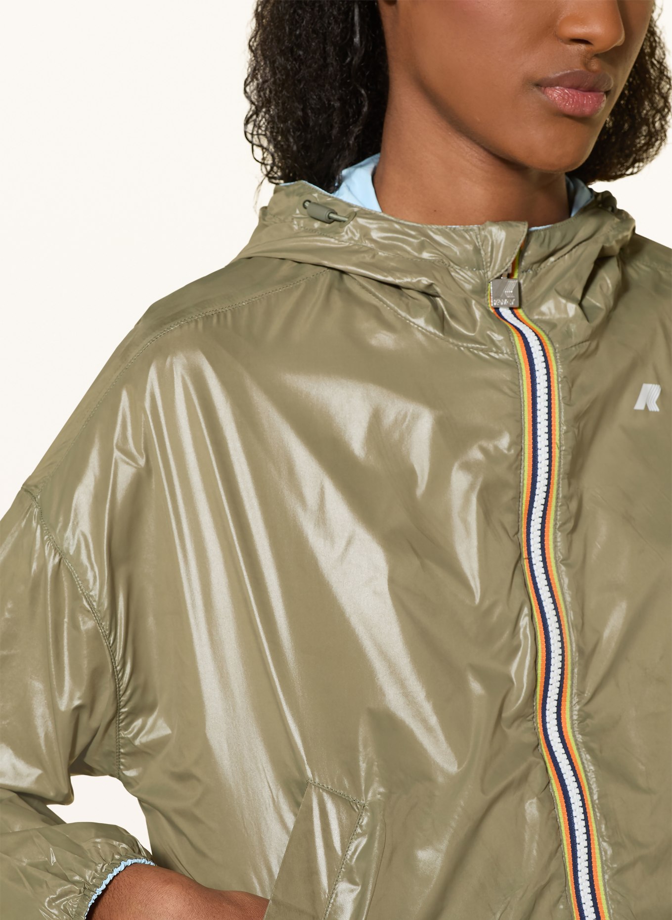K-WAY Jacke LAURETTE zum Wenden: GRÜN / OLIV