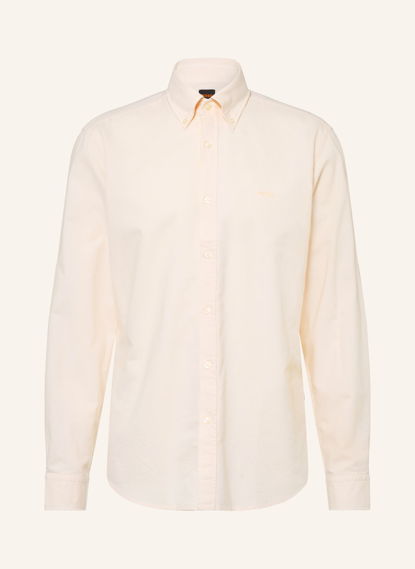 BOSS Chemise RICKERT_M coupe classique: ORANGE CLAIR