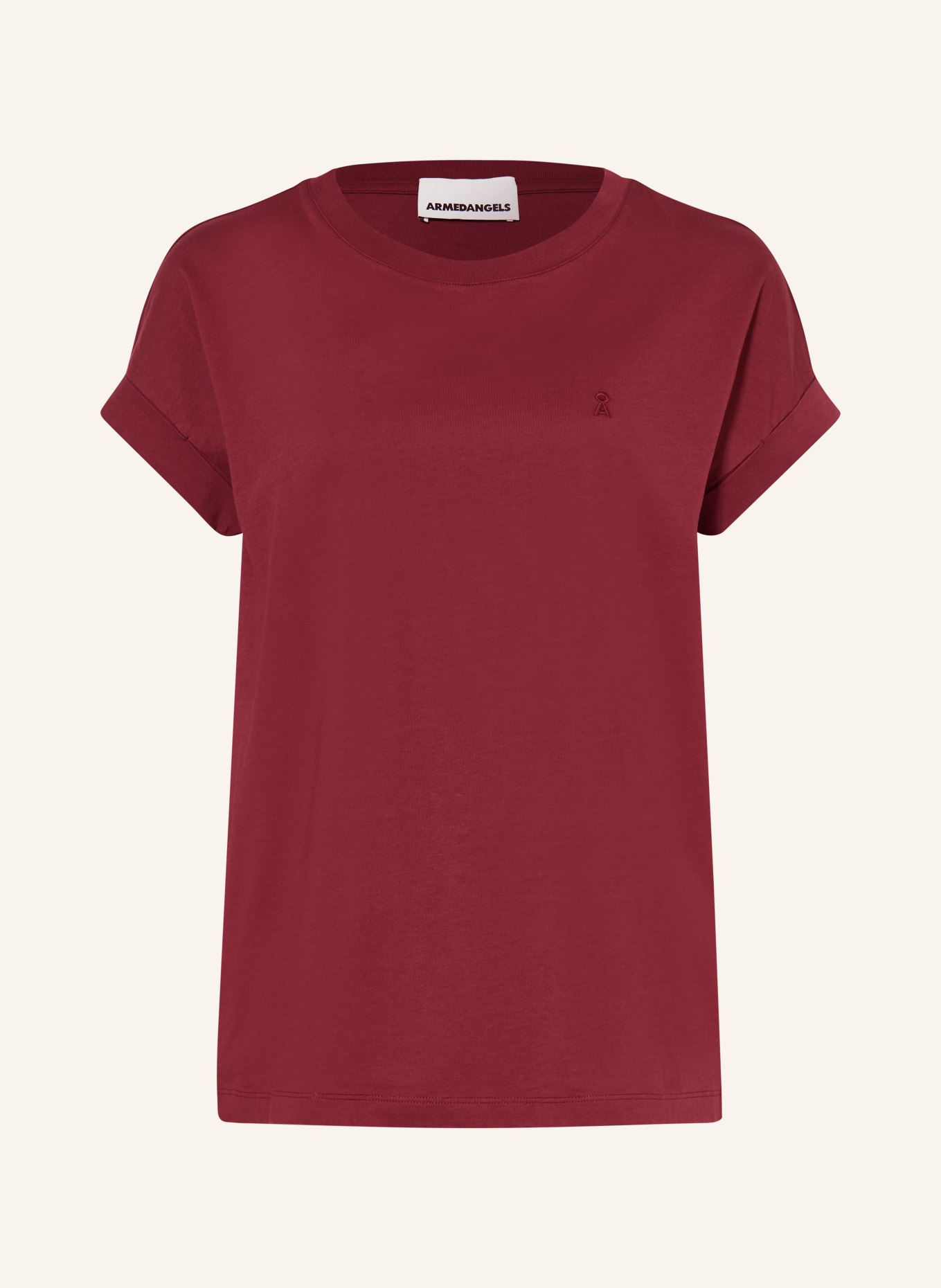 ARMEDANGELS T-Shirt IDAARA: DUNKELROT