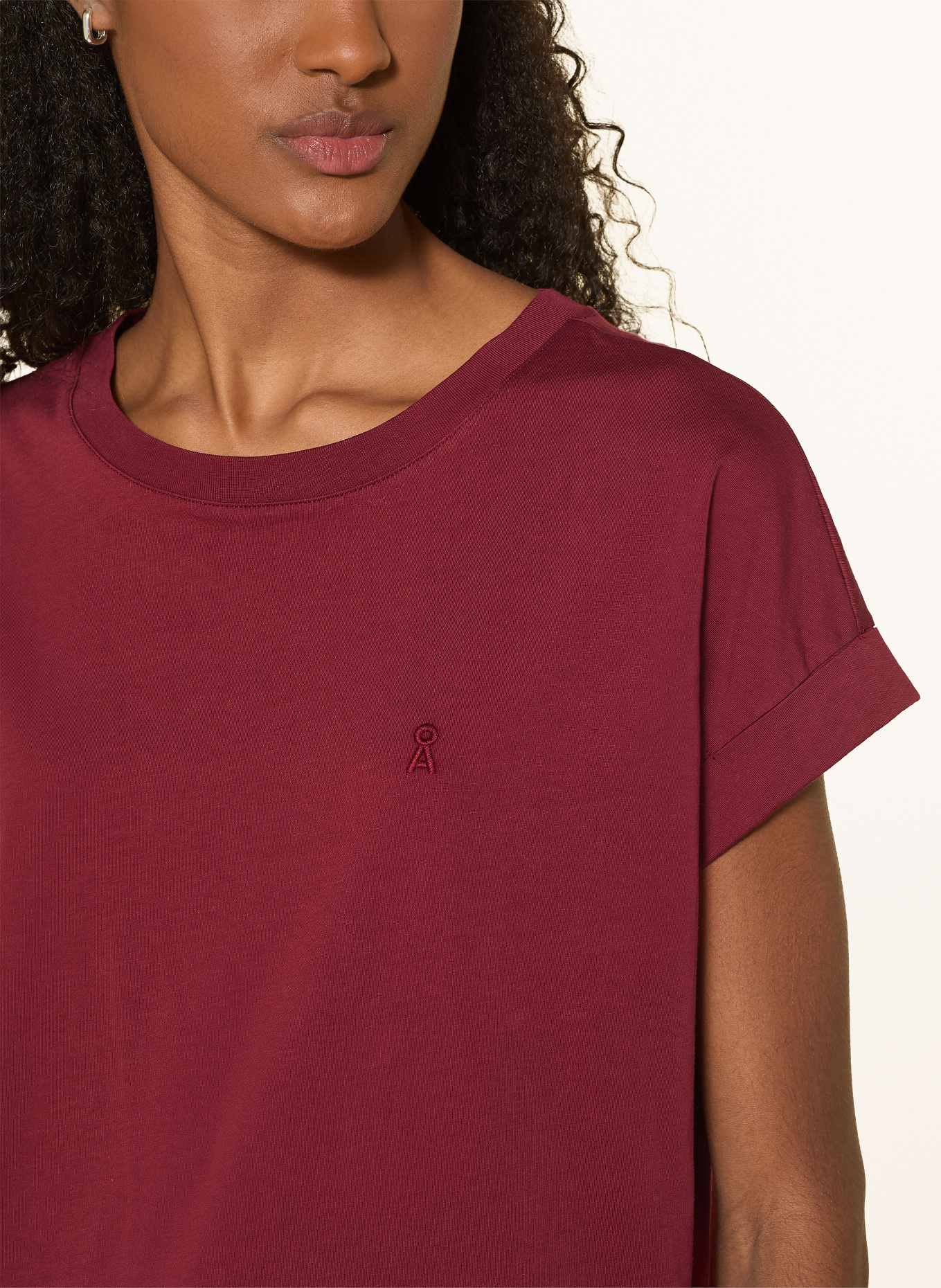ARMEDANGELS T-Shirt IDAARA: DUNKELROT