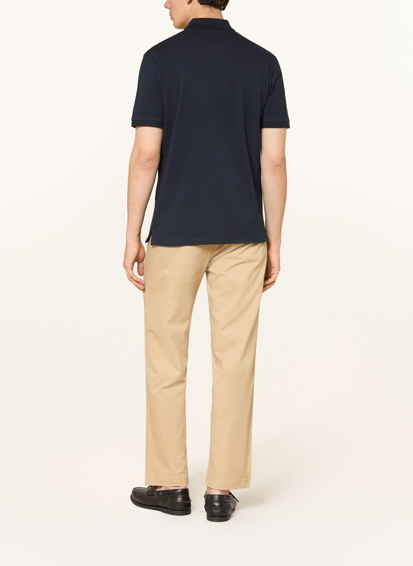 HUGO Piqué-Poloshirt DONOS Regular Fit: DUNKELBLAU