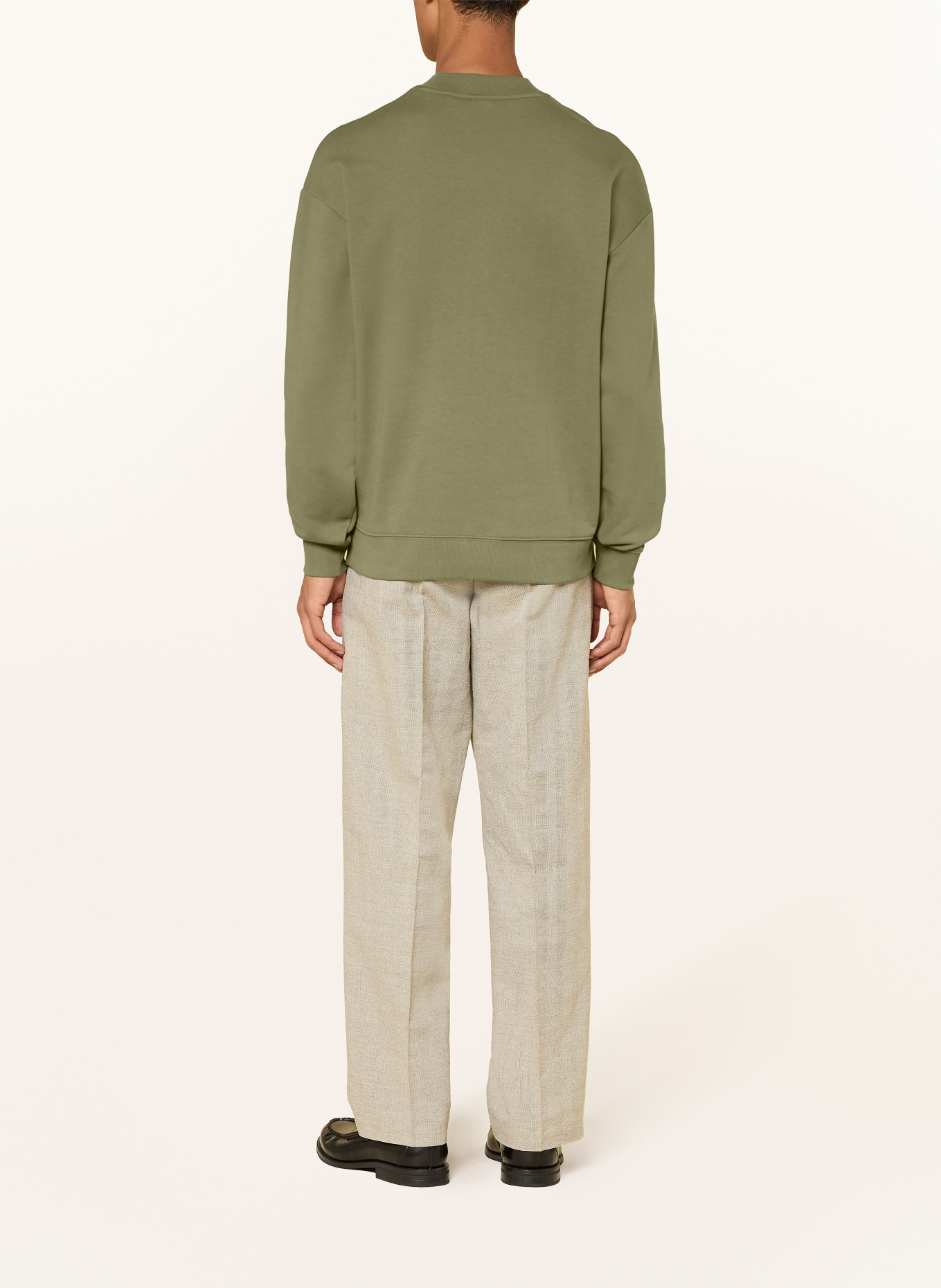 HUGO Sweatshirt DAPOCREW: OLIVEN