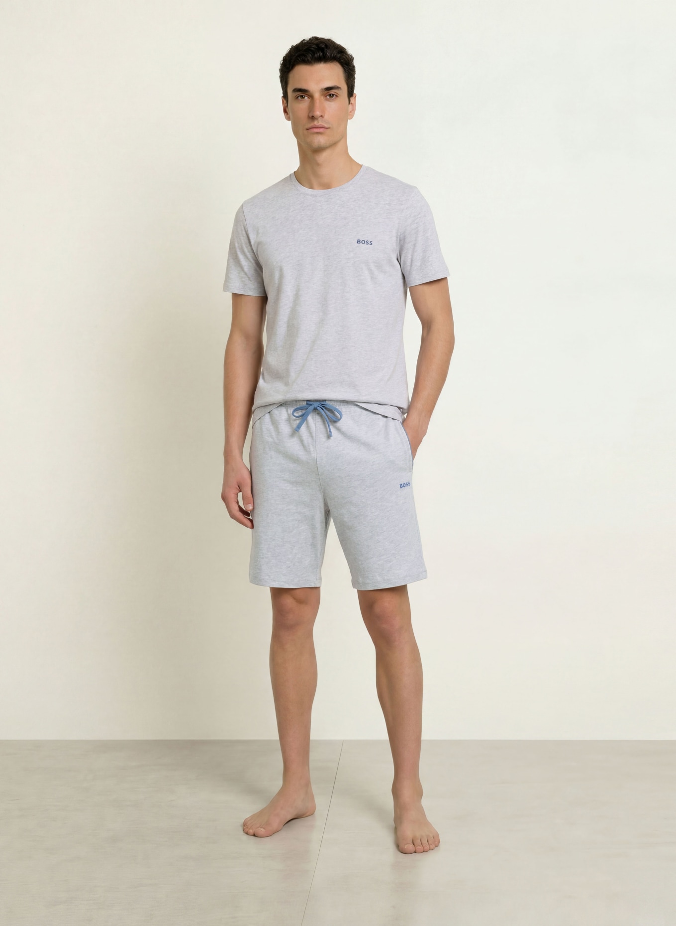 BOSS Lounge shorts MIX&MATCH: LIGHT GRAY