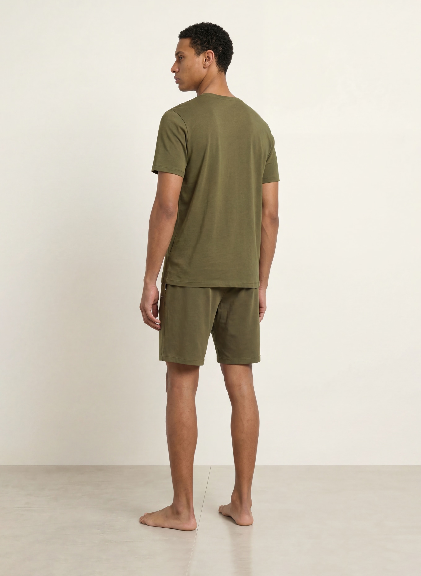 BOSS Lounge shorts MIX&MATCH: OLIVE