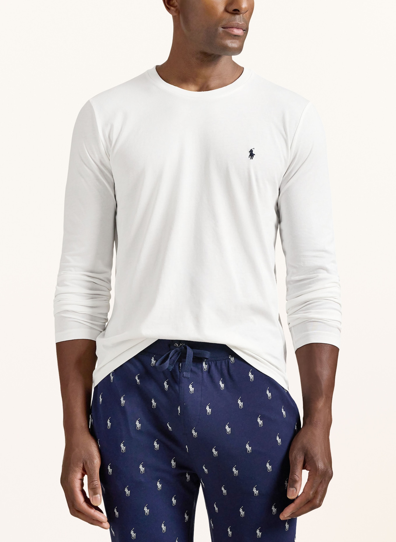 POLO RALPH LAUREN Loungeshirt: WIT