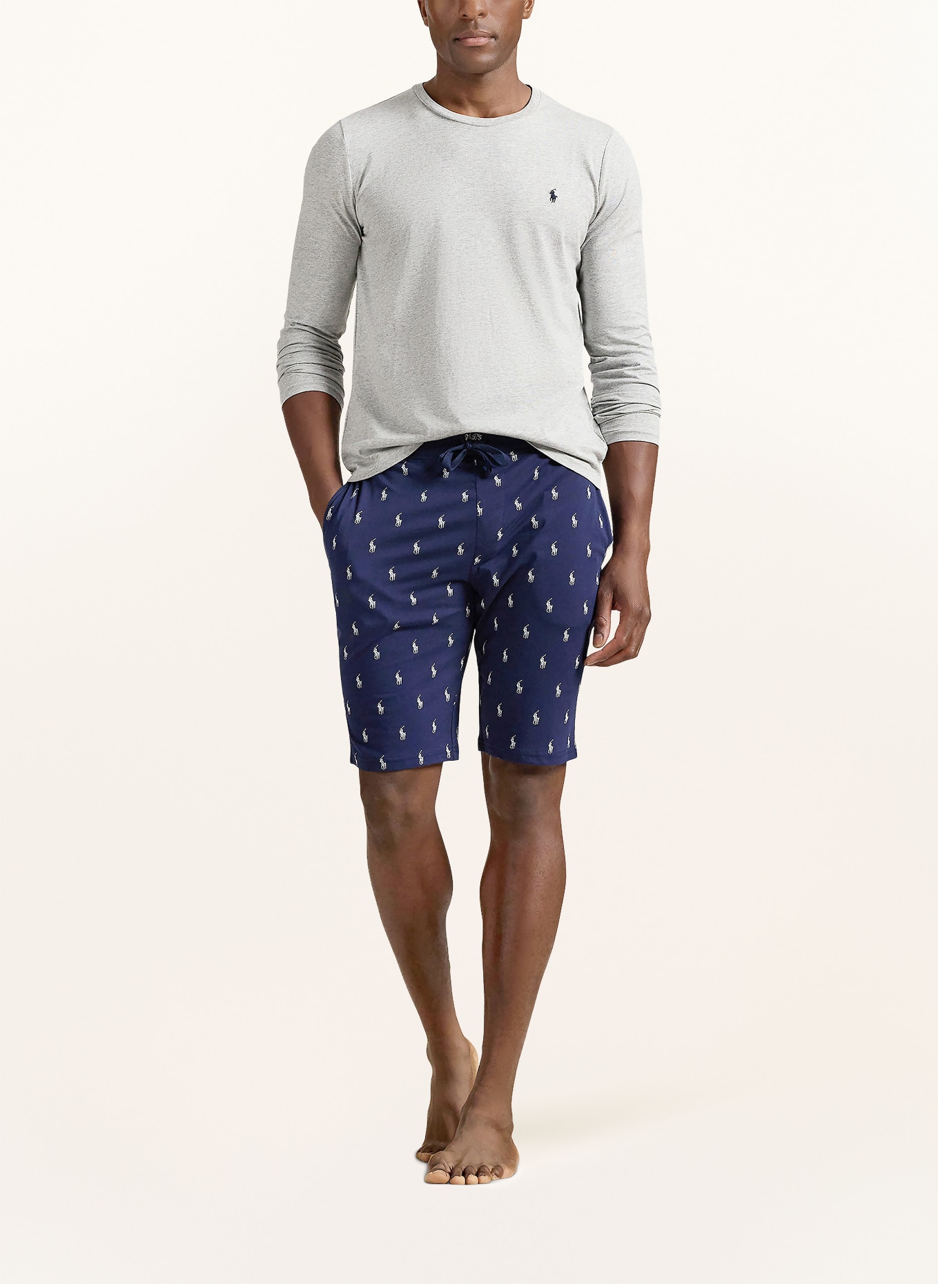 POLO RALPH LAUREN Loungeshirt: LICHTGRIJS