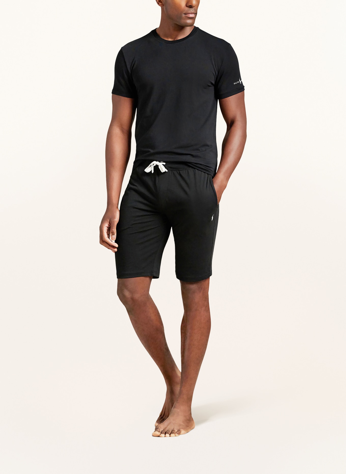 POLO RALPH LAUREN Loungeshorts: ZWART