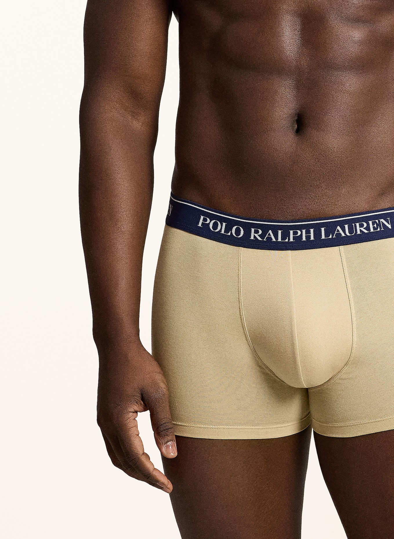POLO RALPH LAUREN 5-pack boxer shorts: DARK BLUE / BEIGE / WHITE