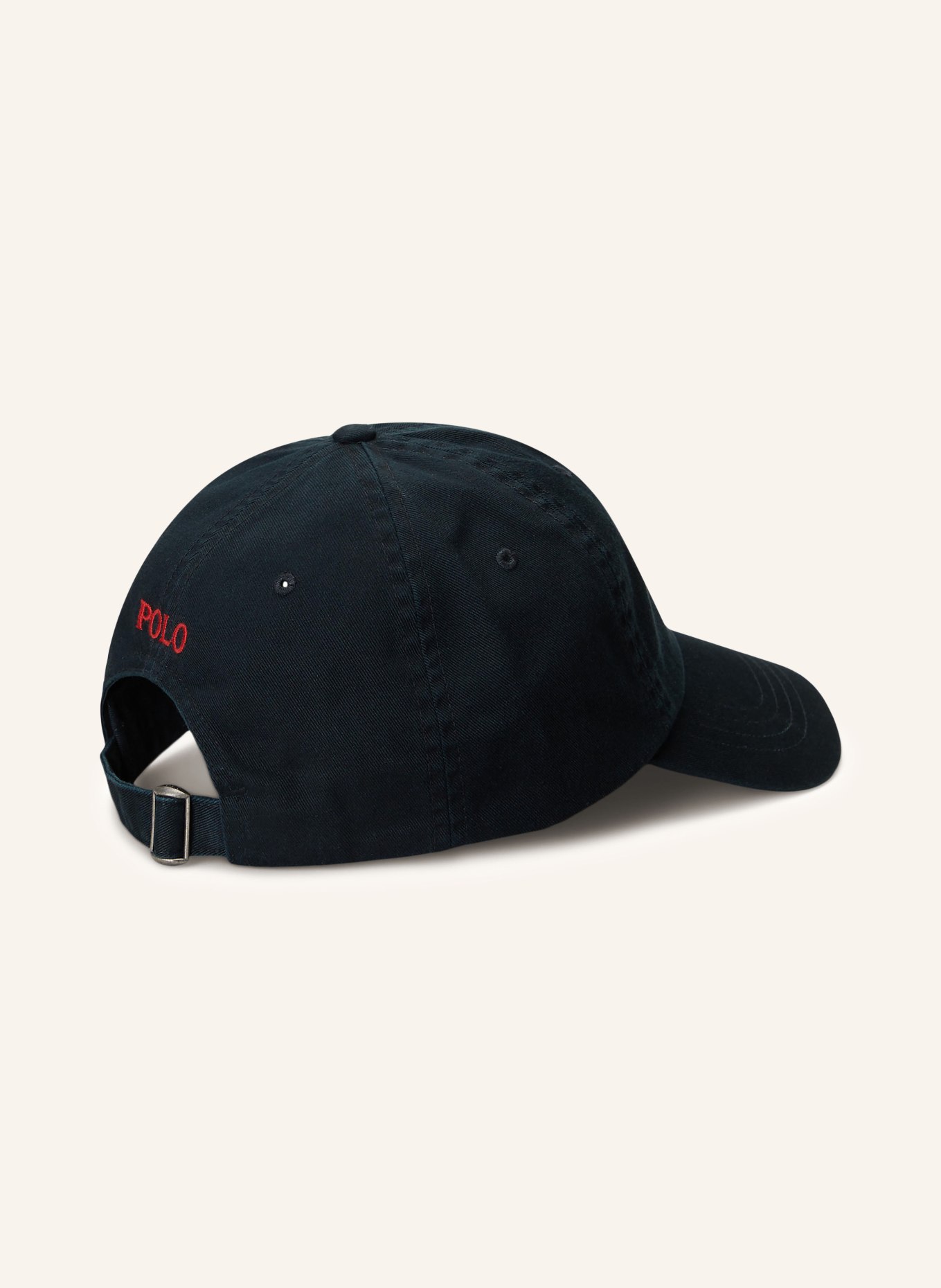 POLO RALPH LAUREN Cap: SCHWARZ / ROT