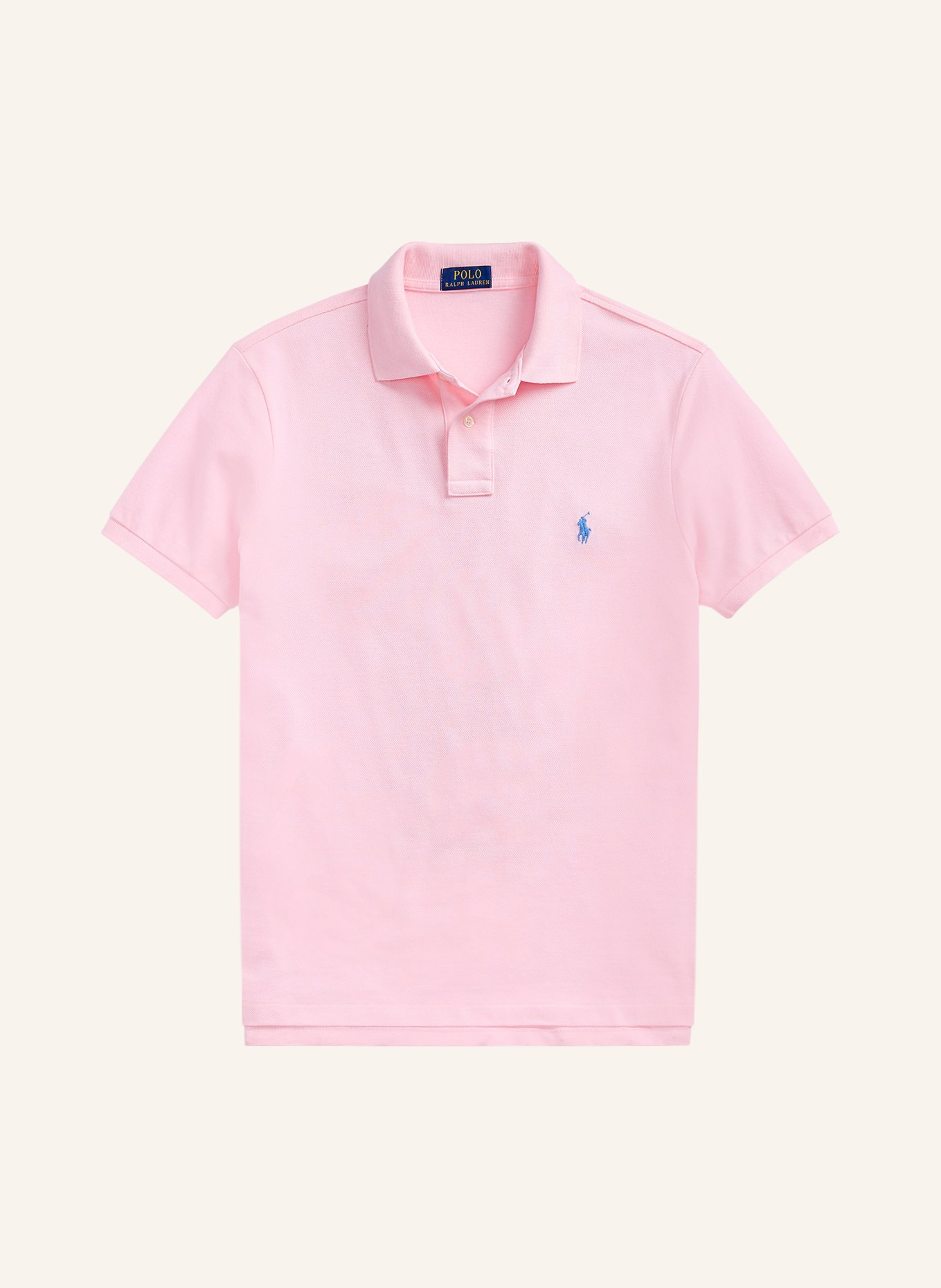 POLO RALPH LAUREN Polo piqué coupe slim personnalisé: ROSE
