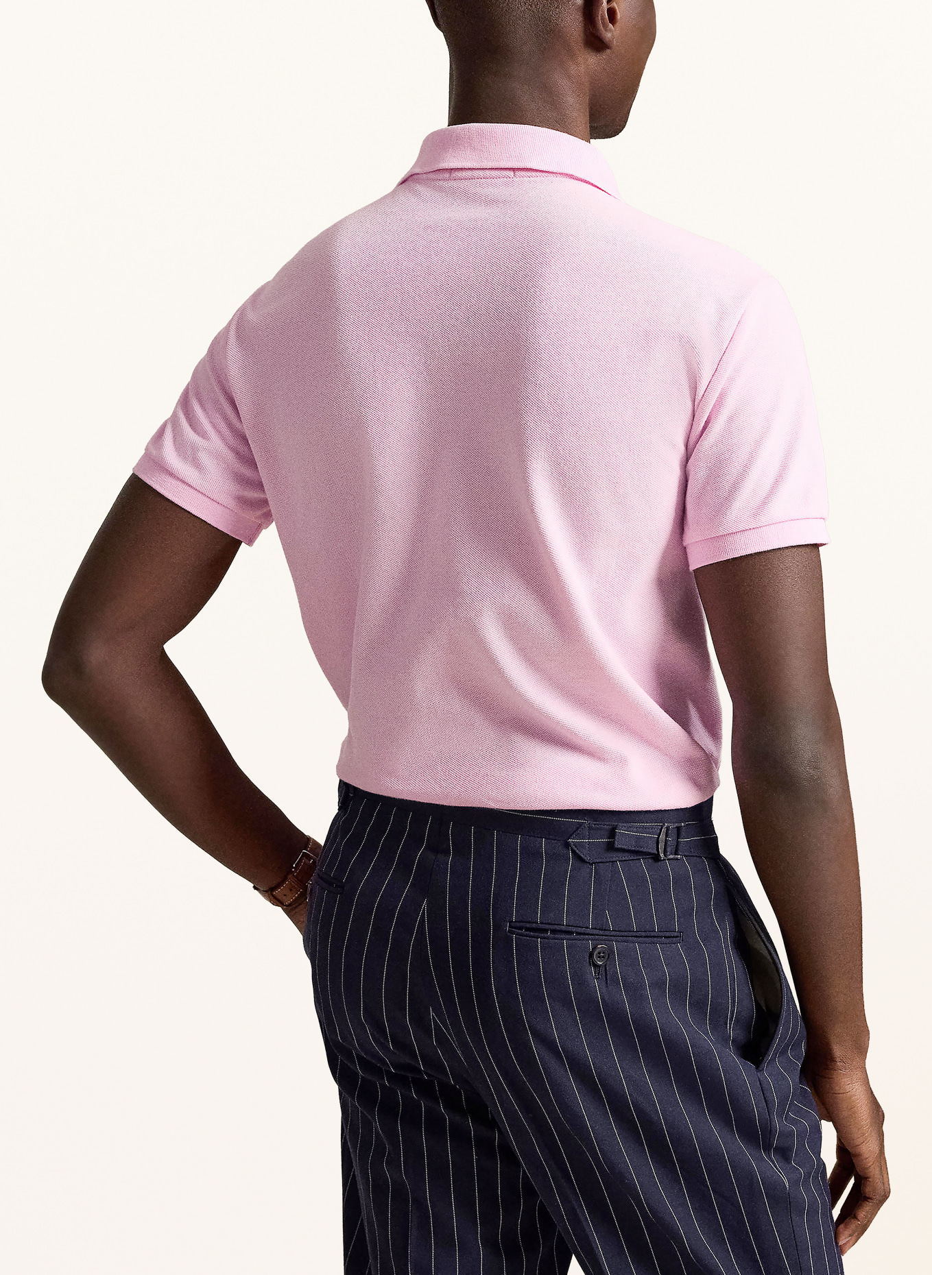 POLO RALPH LAUREN Polo piqué coupe slim personnalisé: ROSE