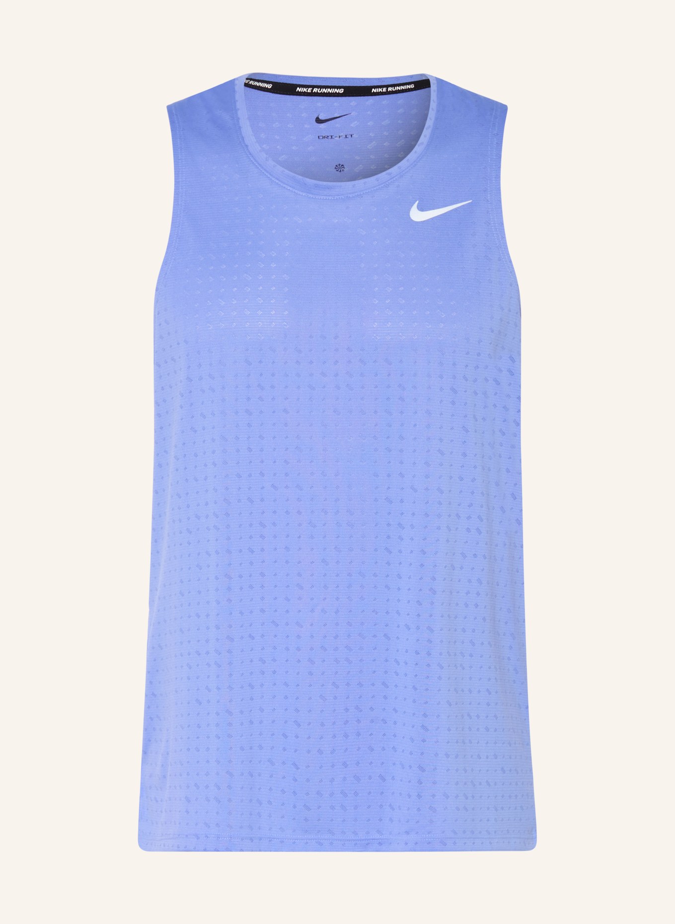 Nike Lauftop BREATHE MILER: HELLBLAU