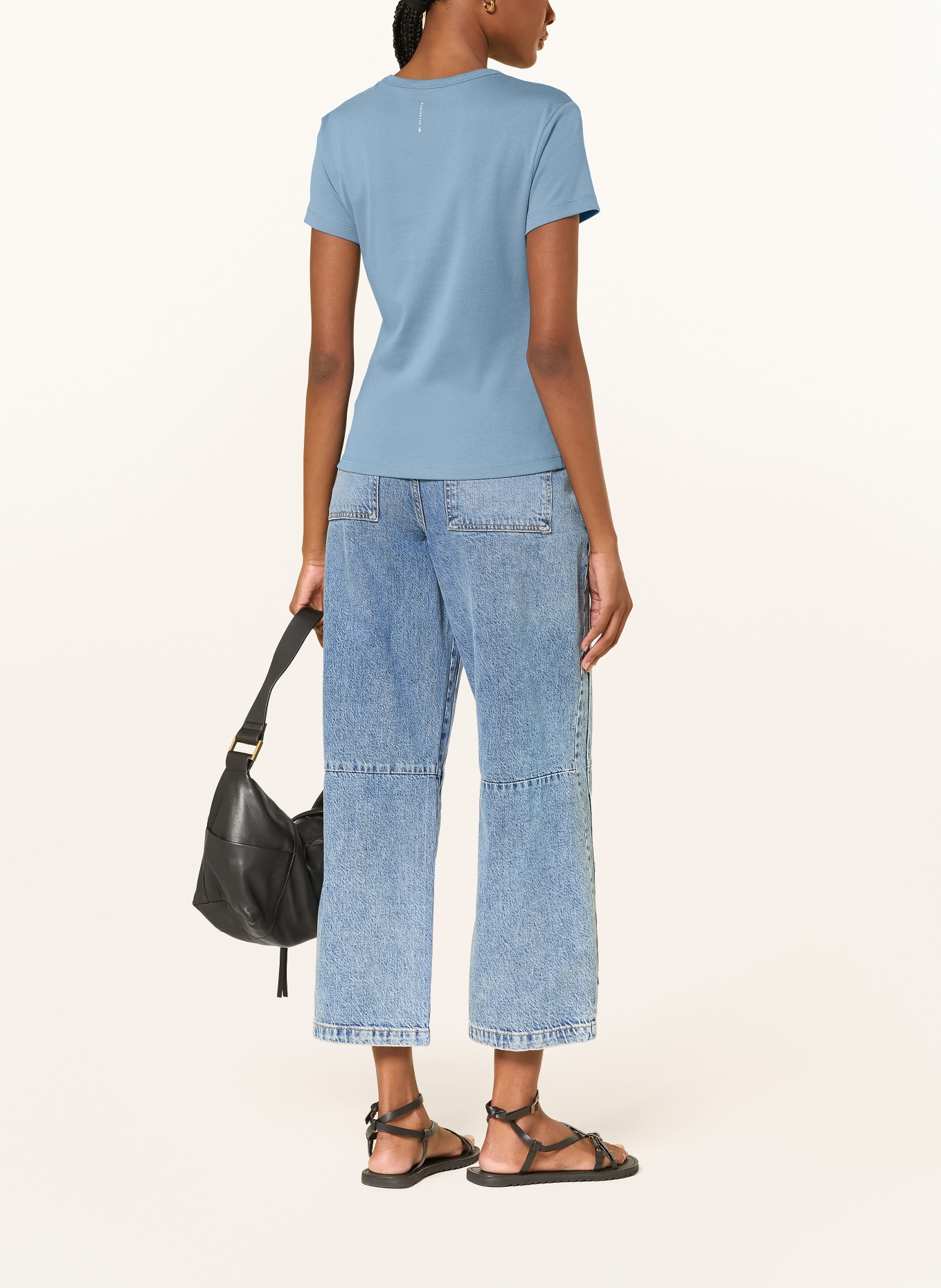 ALLSAINTS T-Shirt STEVIE: BLAU