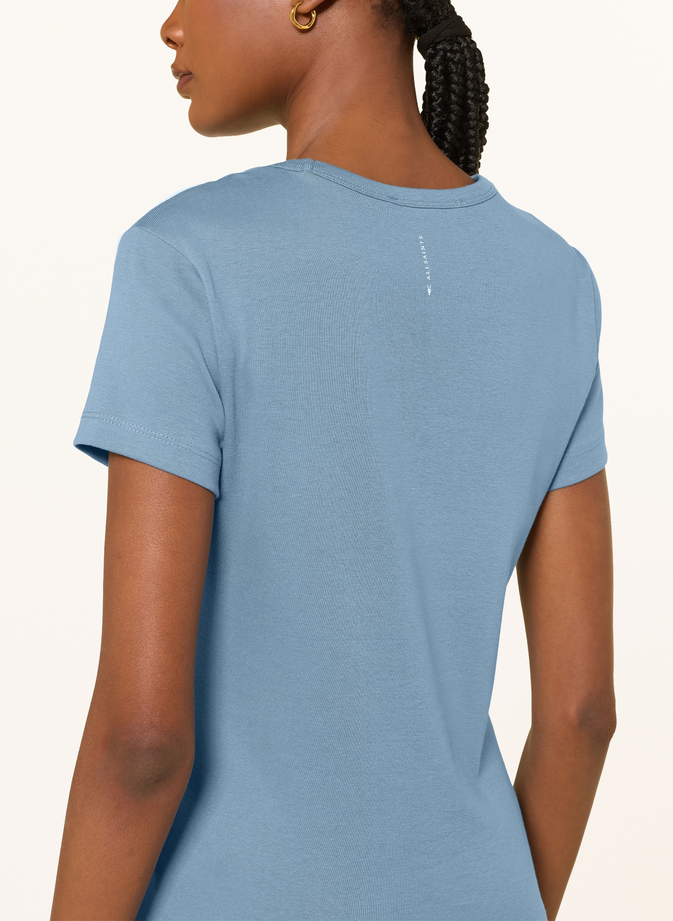 ALLSAINTS T-Shirt STEVIE: BLAU