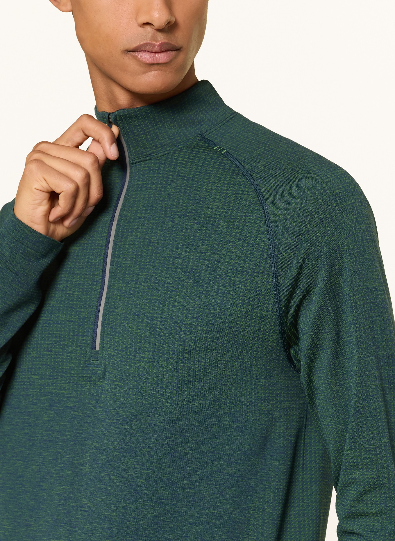 lululemon Koszulka z długim rękawem METAL VENT TECH 3.0: GRANATOWY / CIEMNOZIELONY
