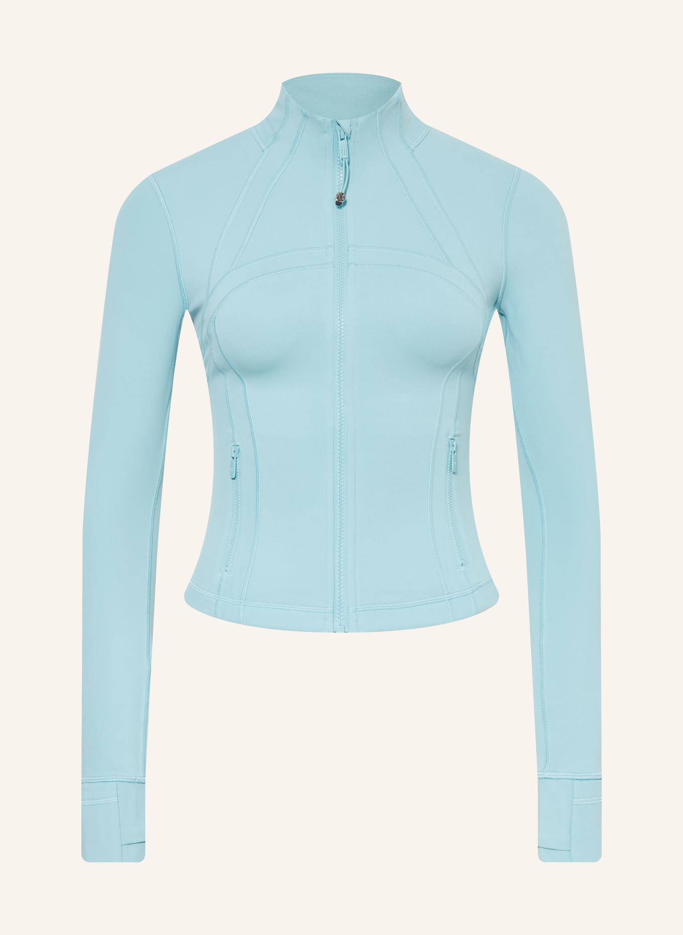 lululemon Veste de yoga DEFINE CROPPED: TURQUOISE