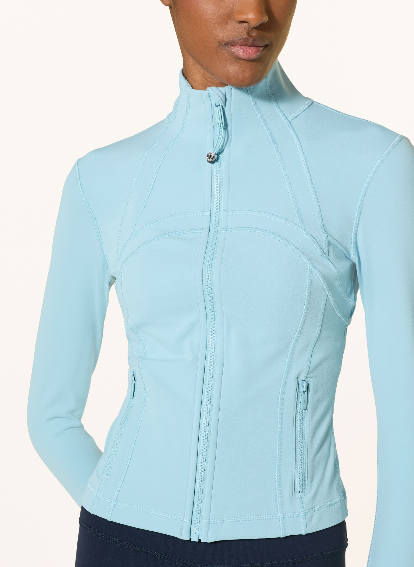 lululemon Veste de yoga DEFINE CROPPED: TURQUOISE