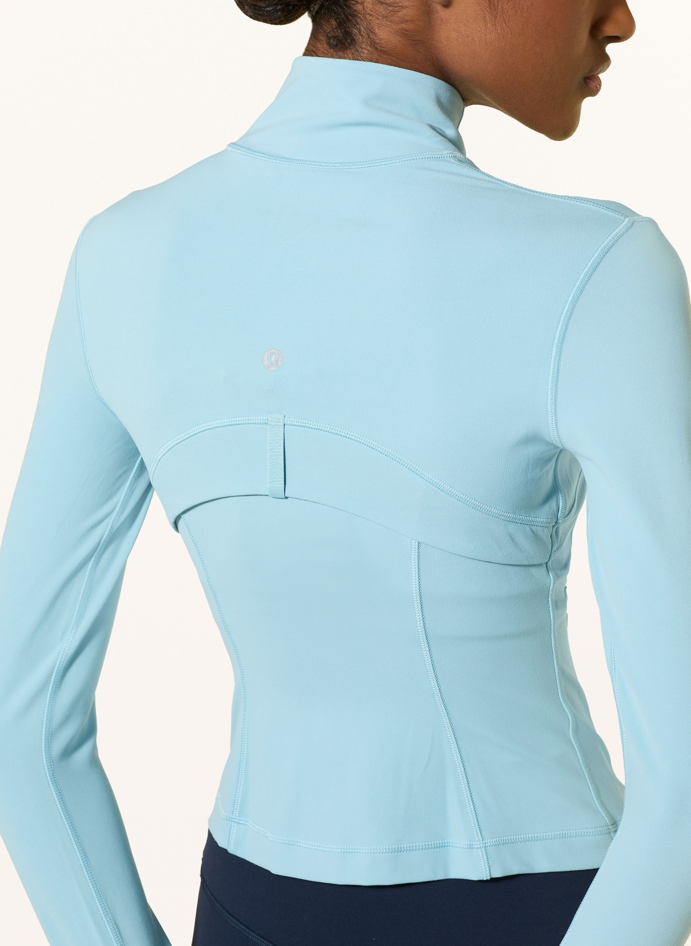 lululemon Veste de yoga DEFINE CROPPED: TURQUOISE