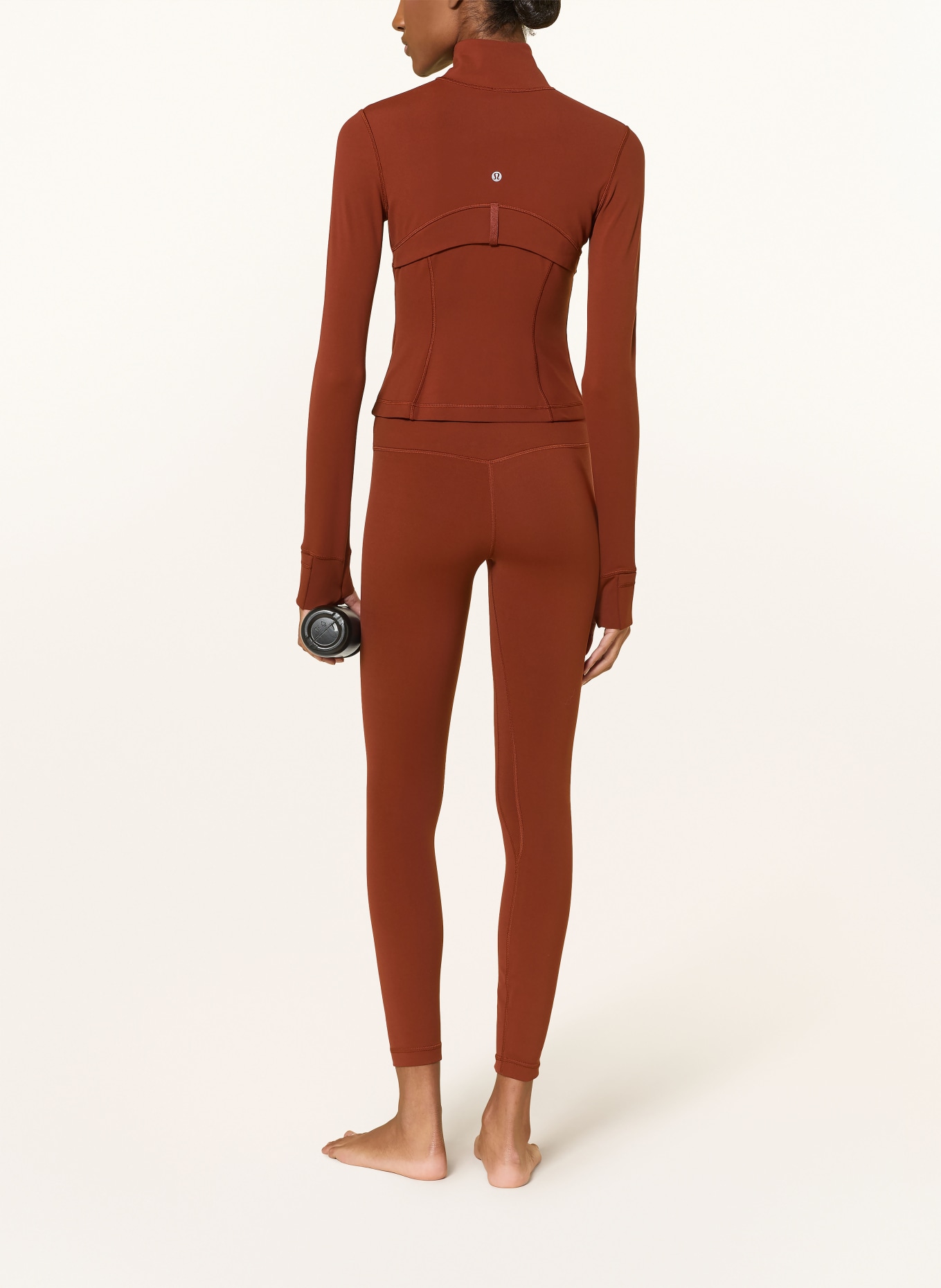 lululemon Yoga-Jacke DEFINE CROPPED: DUNKELROT