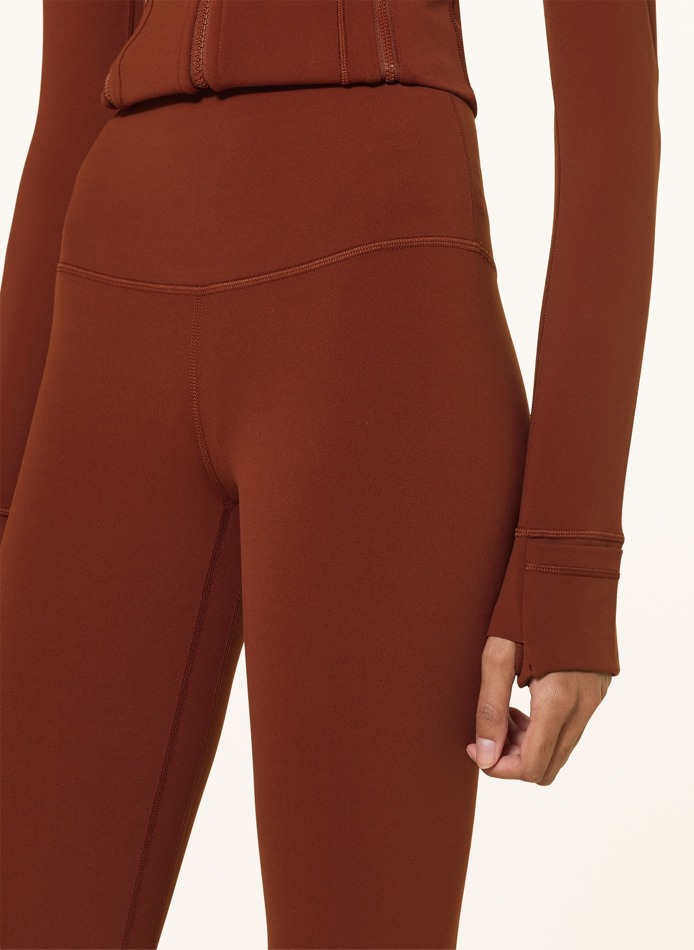 lululemon Legginsy ALIGN™ HR 25IN: CIEMNOCZERWONY