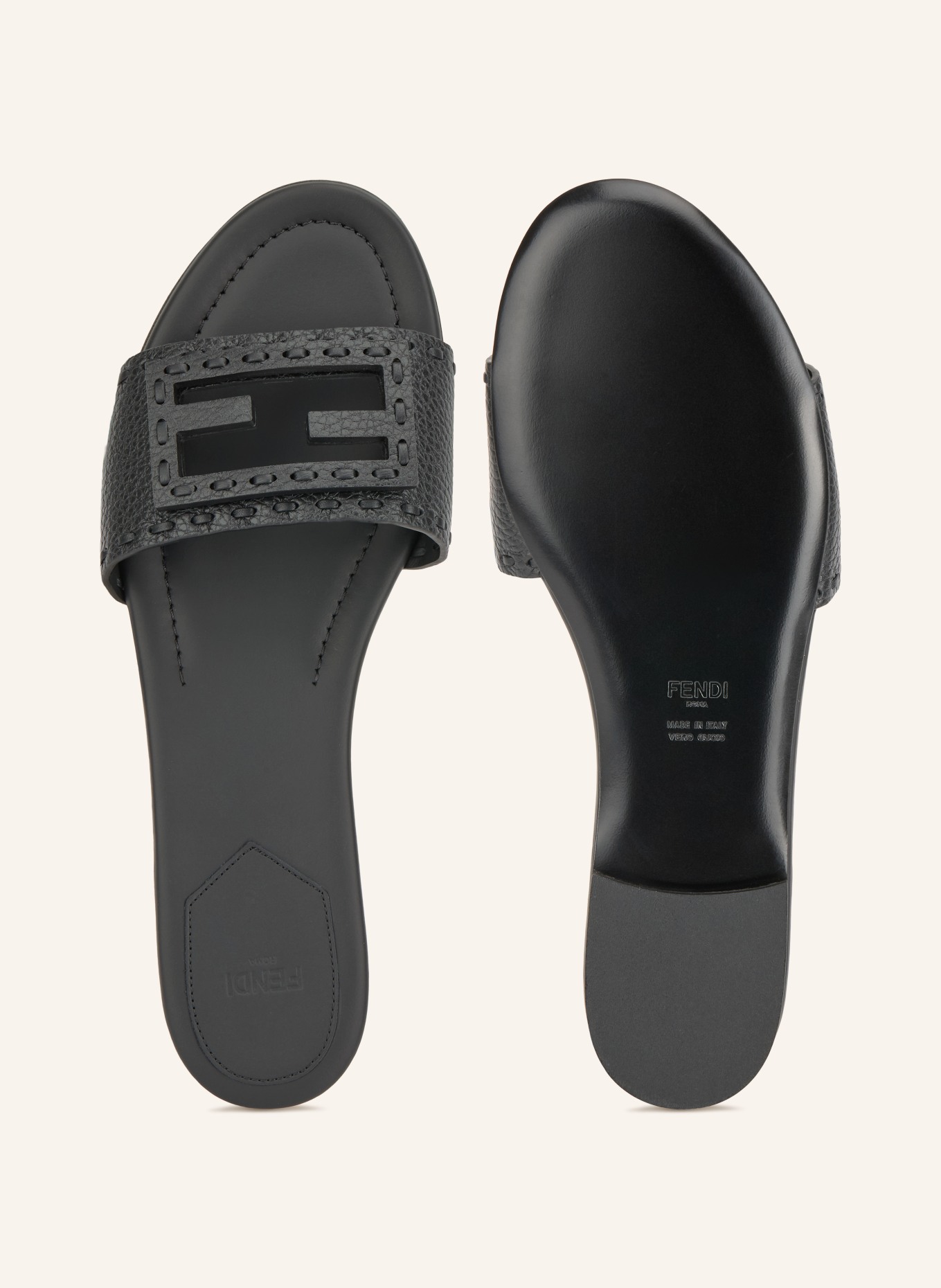 FENDI Slides: BLACK
