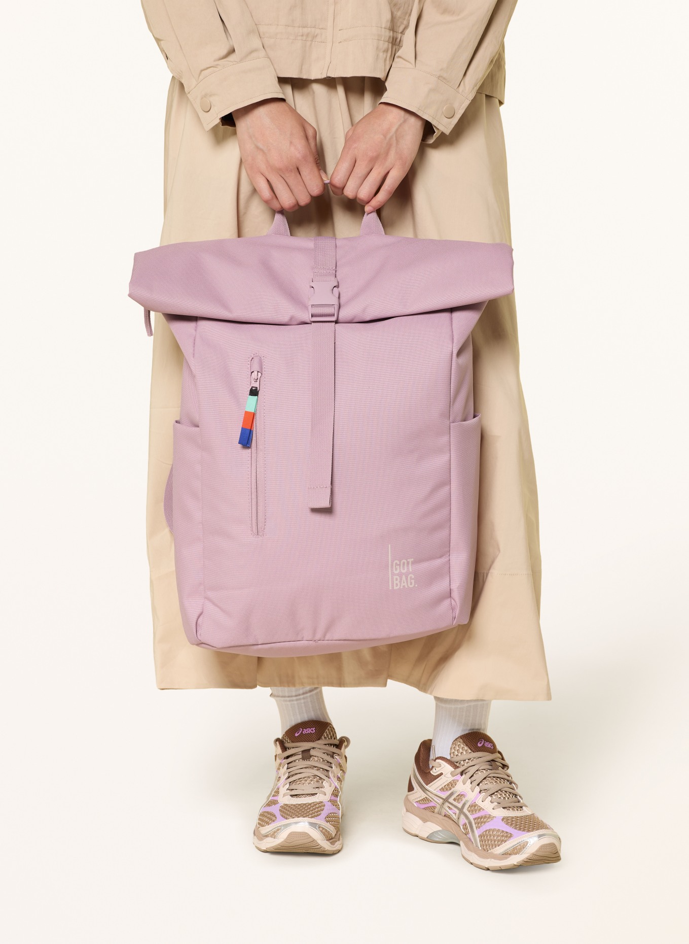 GOT BAG Rugzak ROLLTOP EASY: ROSÉ