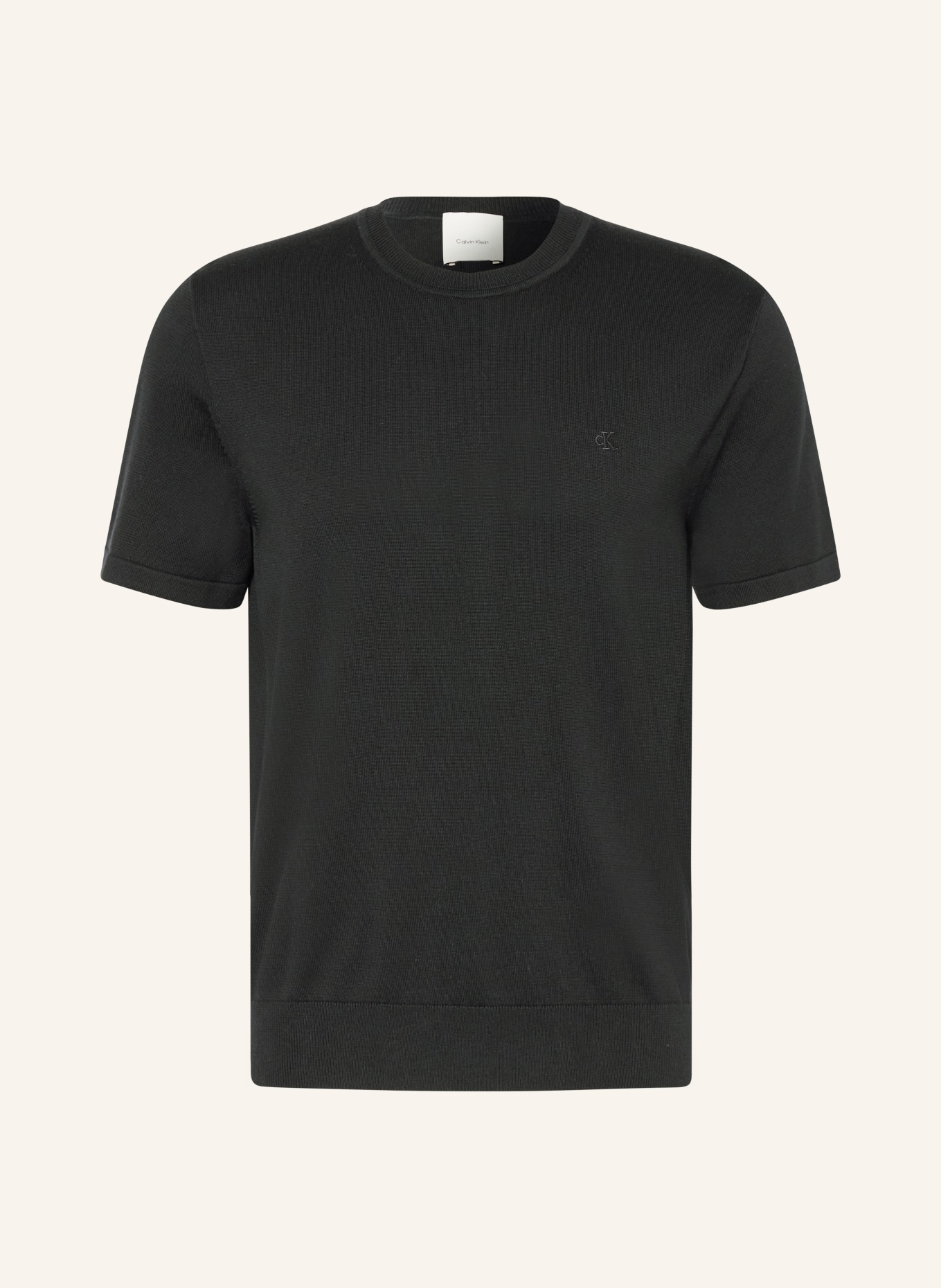 Calvin Klein Strickshirt: SCHWARZ