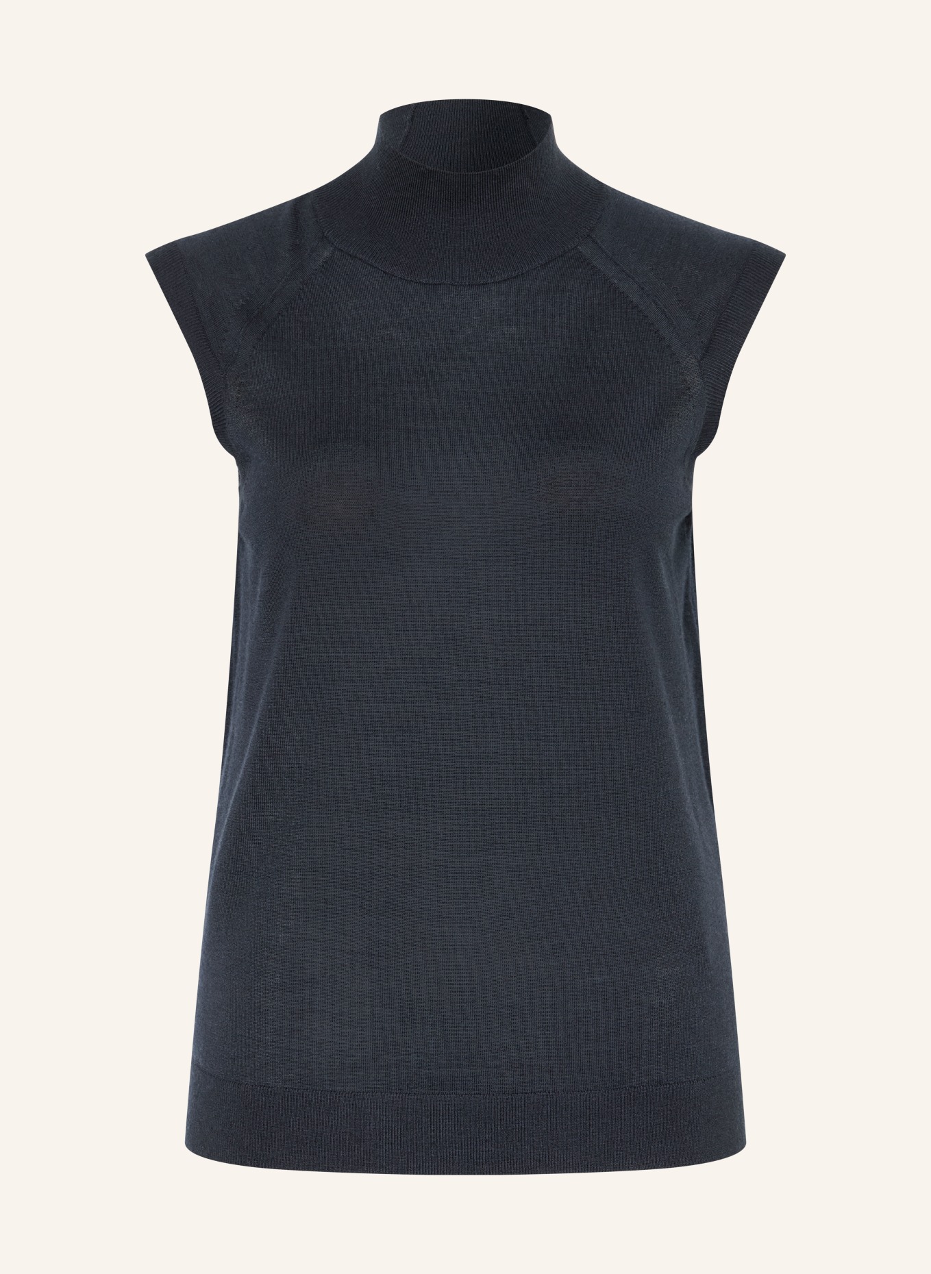 BOSS Top en maille FIPINI: BLEU FONCÉ