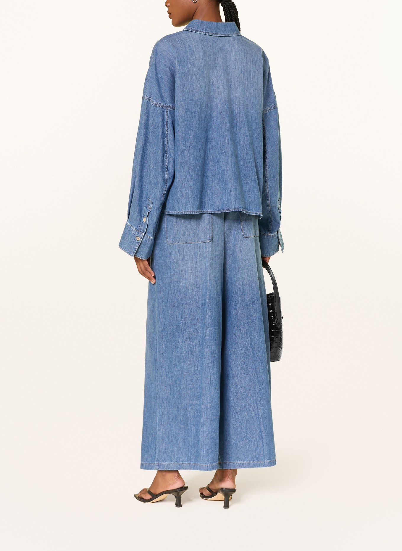 DRYKORN OSHIA denim blouse: BLUE