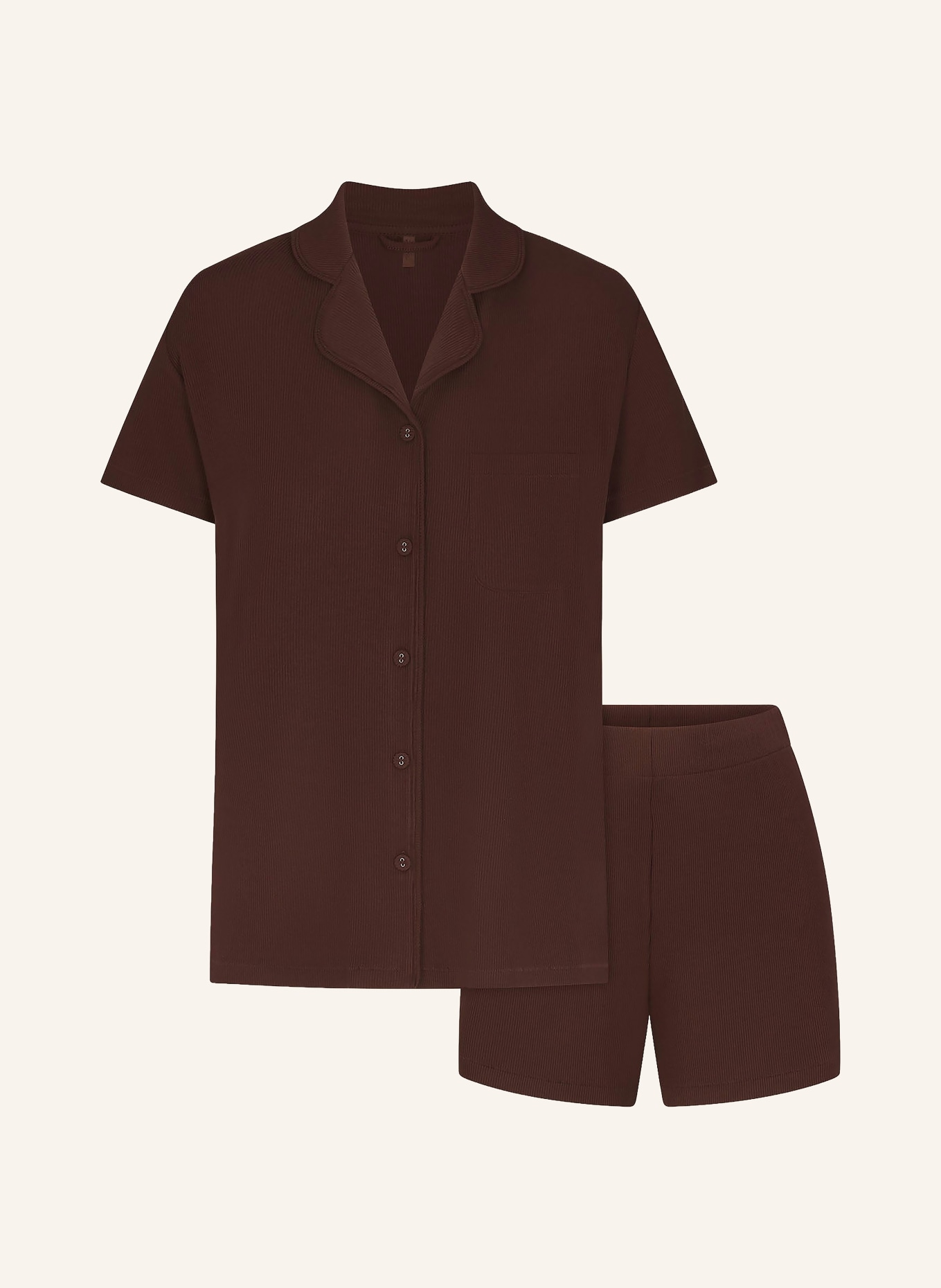 SKIMS Shorty-Schlafanzug SOFT LOUNGE: COCOA
