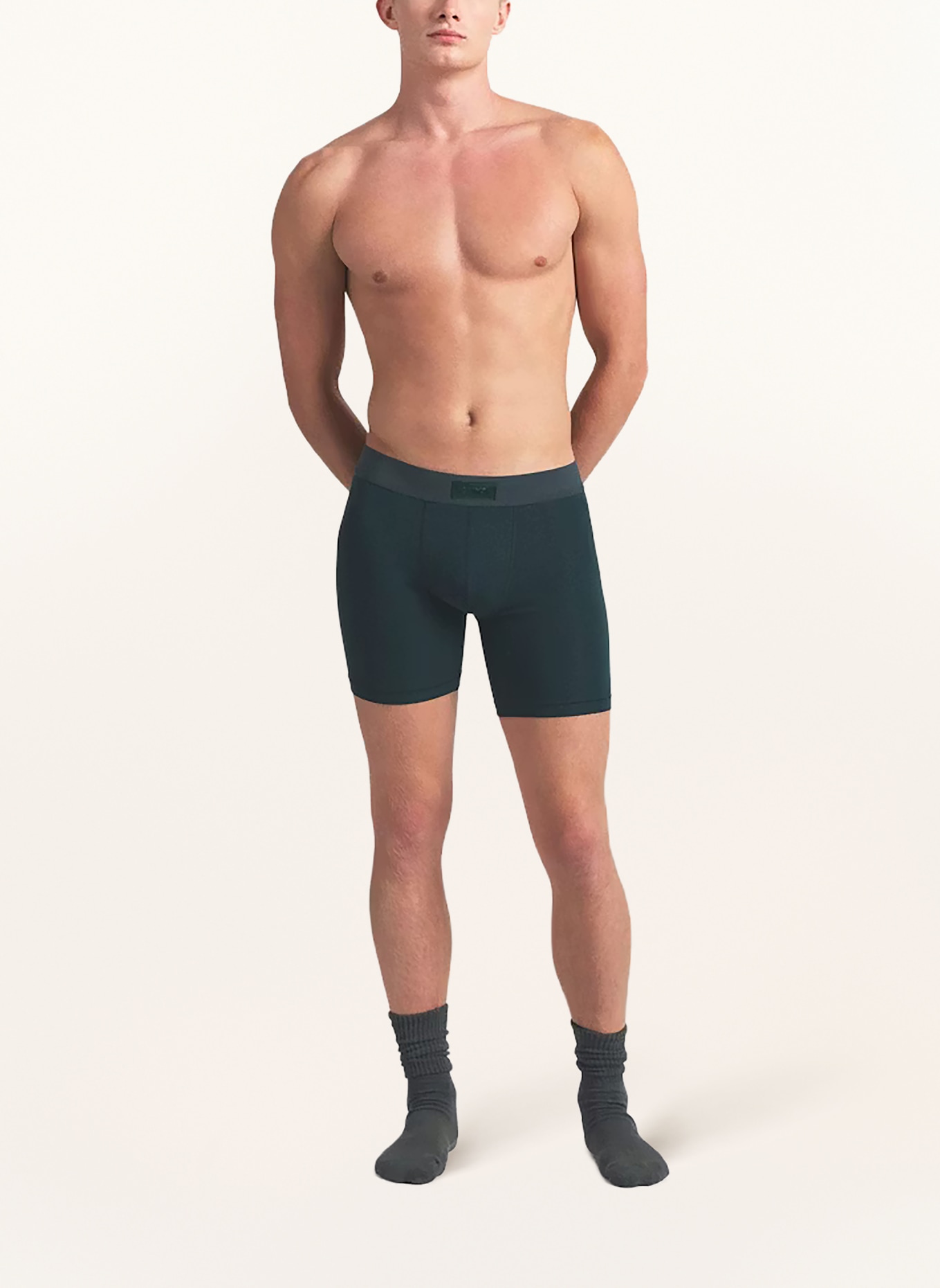 SKIMS 3er-Pack Boxershorts SKIMS COTTON: BLUE BLACK MULTI