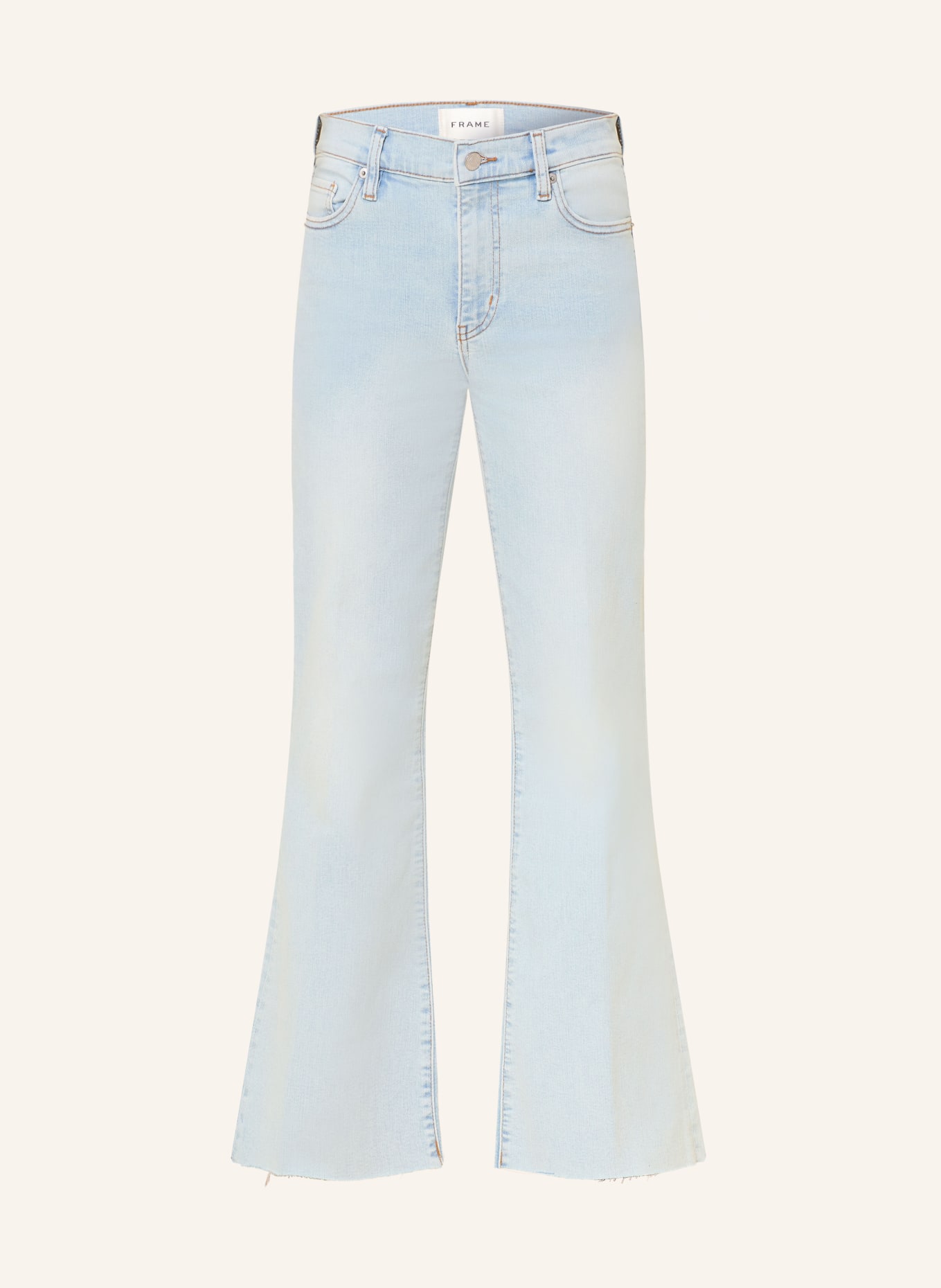 FRAME Flared Jeans THE ICON: PRRA PREEN RAW AFTER