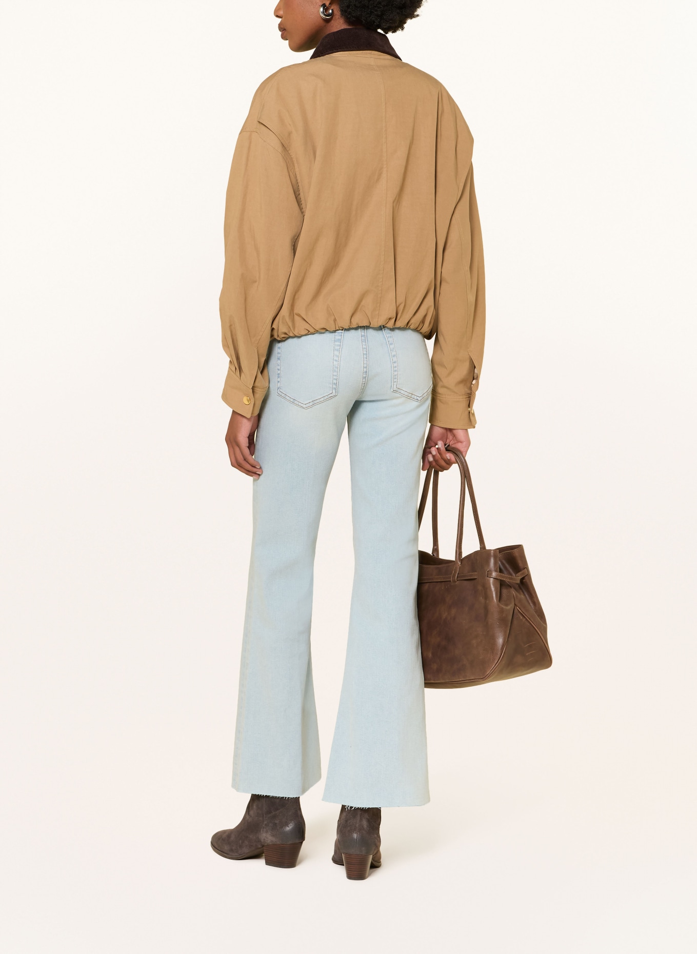 FRAME Flared Jeans THE ICON: PRRA PREEN RAW AFTER