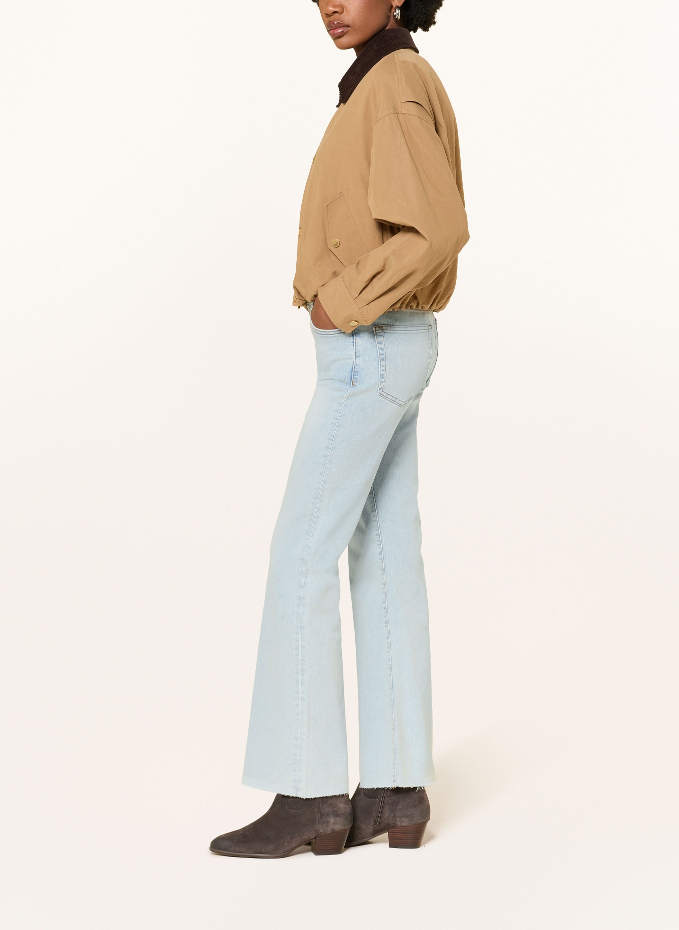 FRAME Flared Jeans THE ICON: PRRA PREEN RAW AFTER