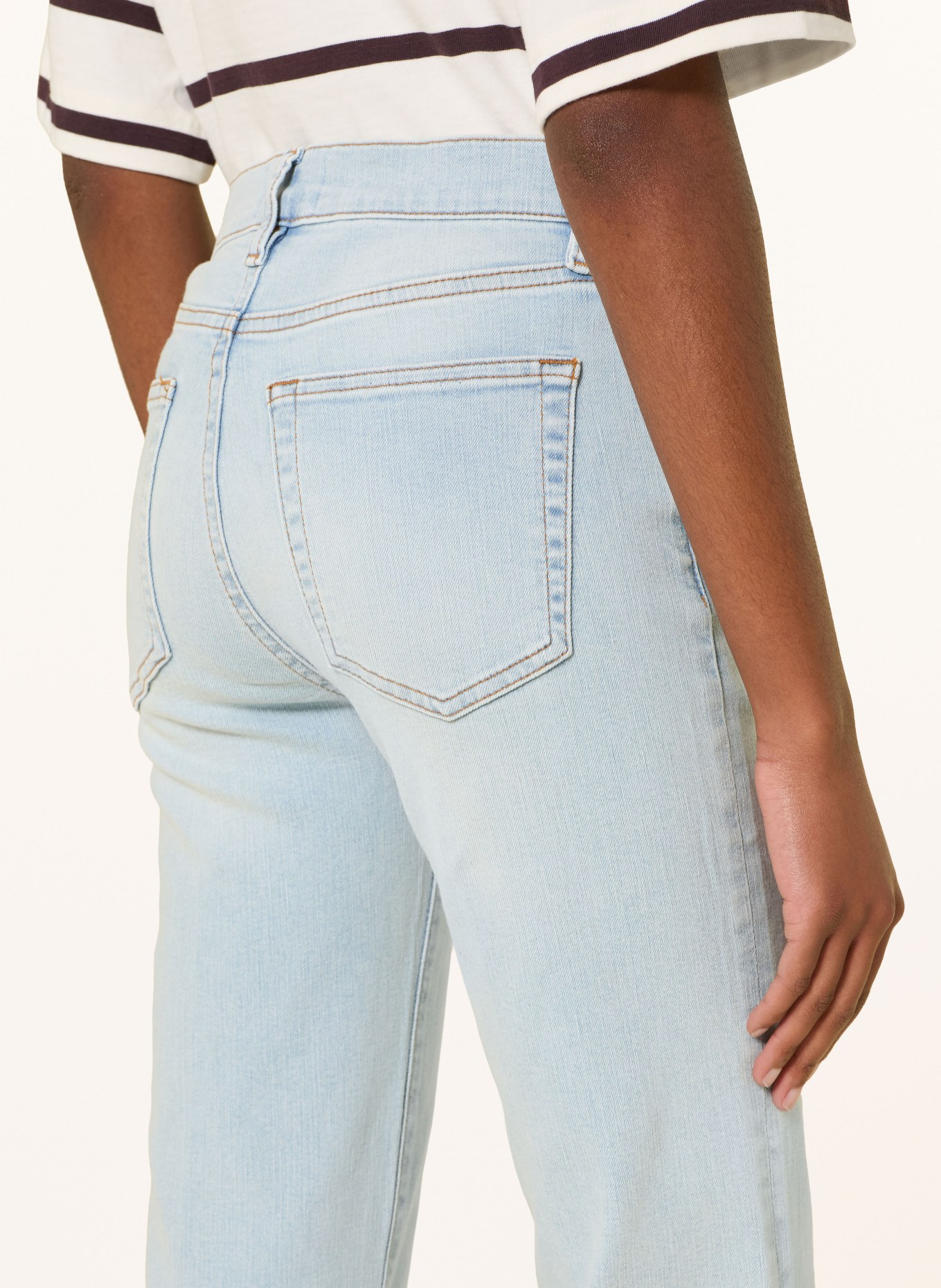 FRAME Flared Jeans THE ICON: PRRA PREEN RAW AFTER